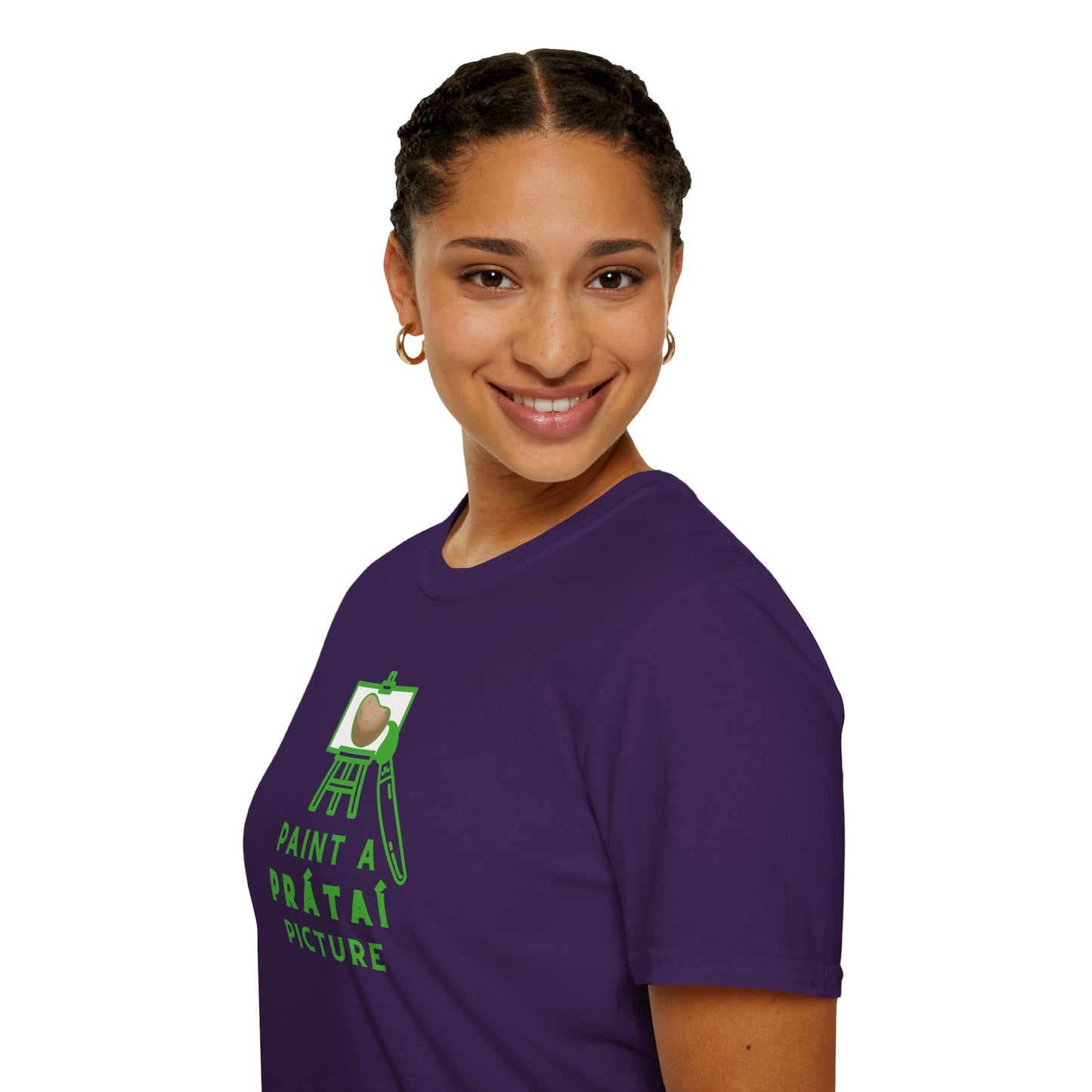 PAINT A PRÁTAÍ PICTURE Unisex Softstyle 100% Cotton T-Shirt