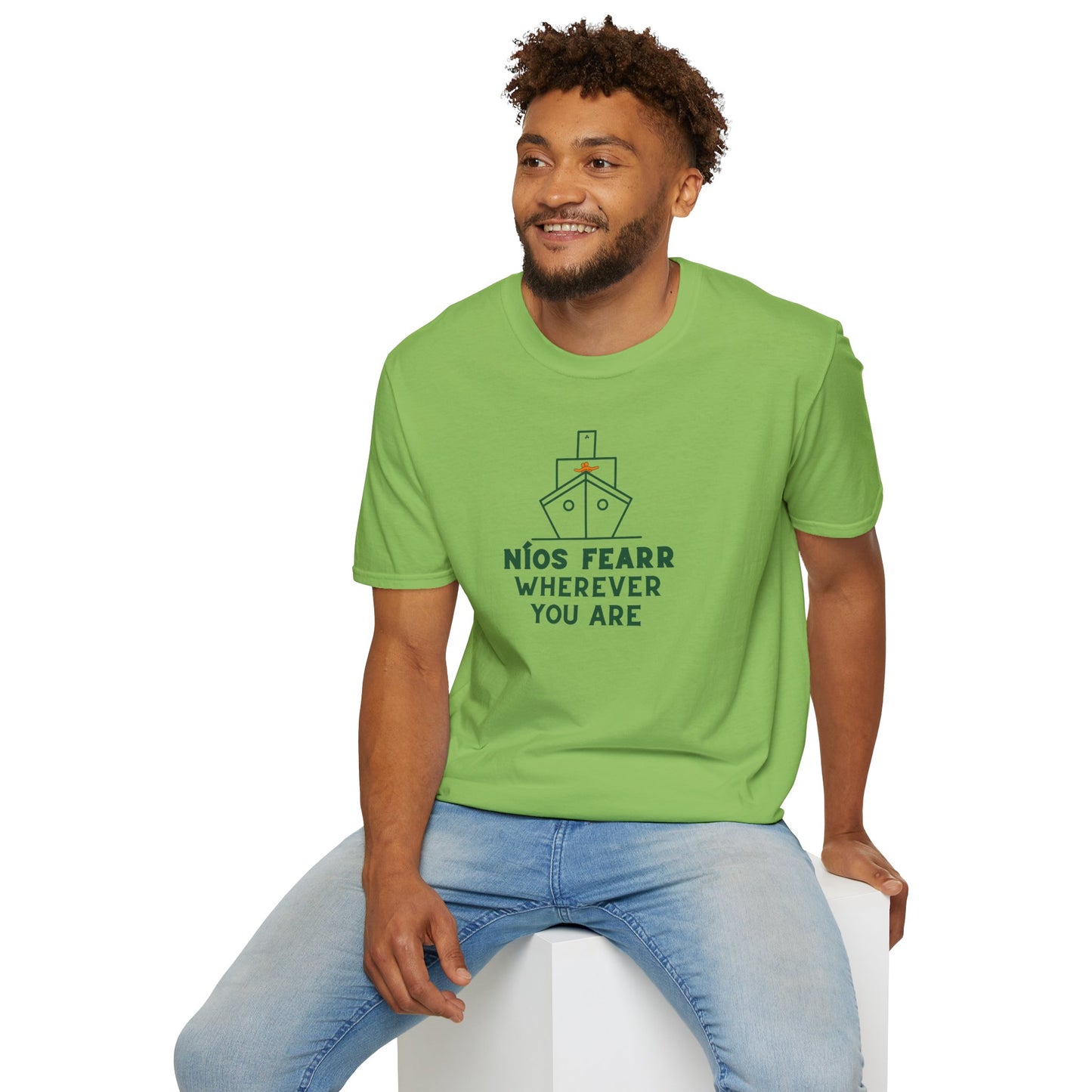 NÍOS FEARR WHEREVER YOU ARE Unisex Softstyle 100% Cotton T-Shirt