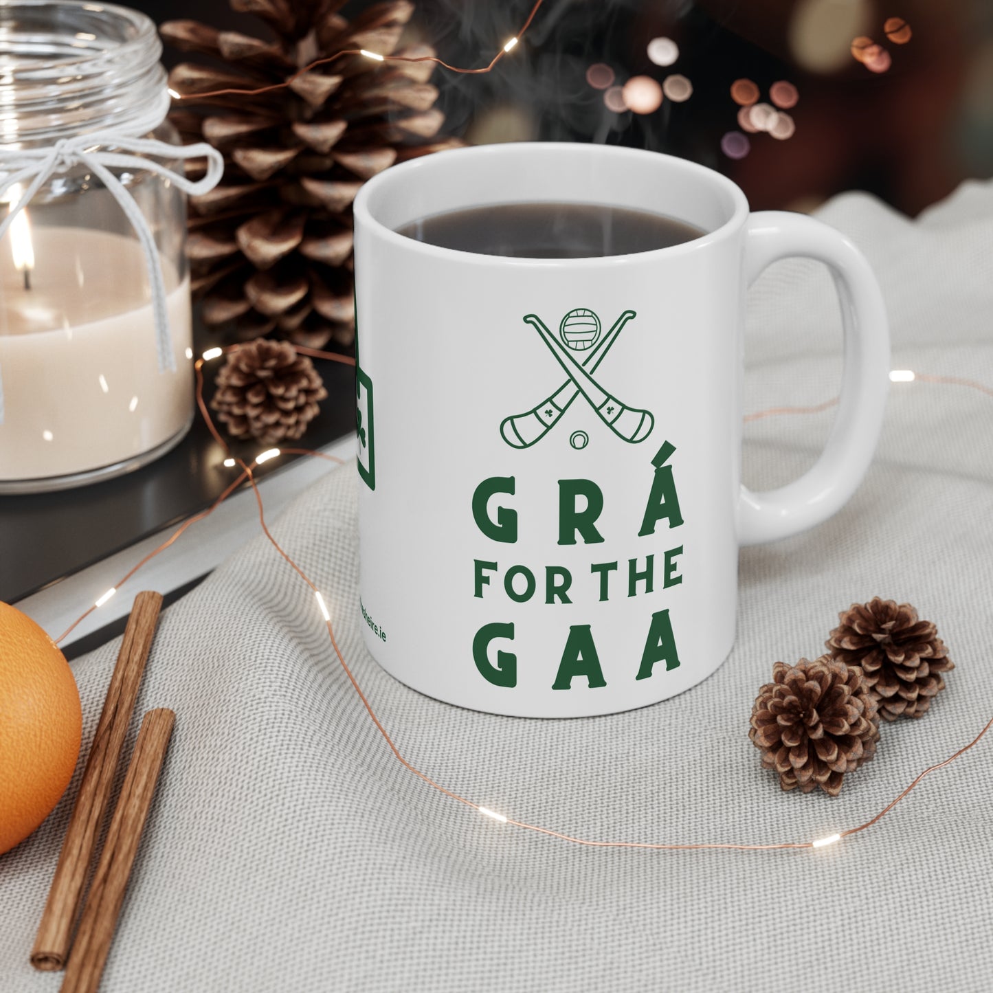 GRÁ FOR THE GAA 33cl White Ceramic Mug