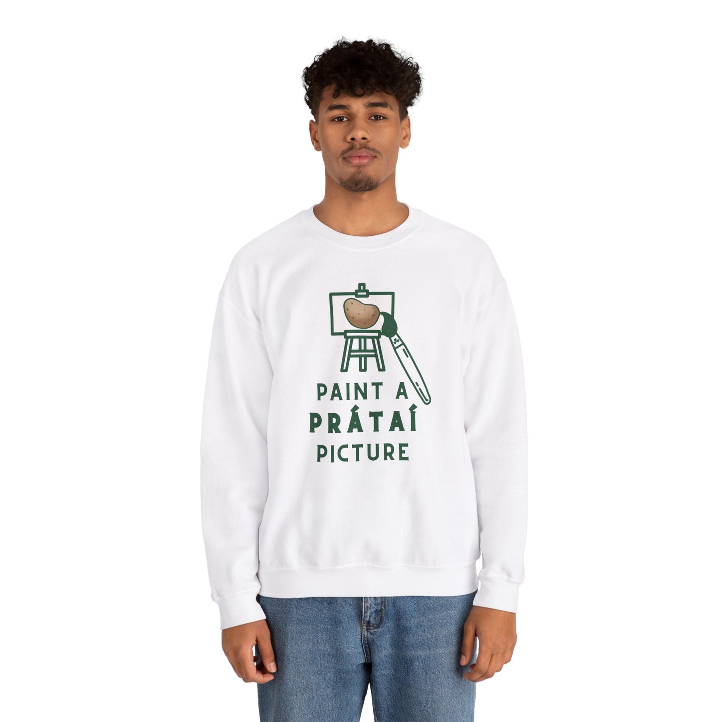 PAINT A PRÁTAÍ PICTURE Unisex Heavy Blend™ Crewneck Sweatshirt