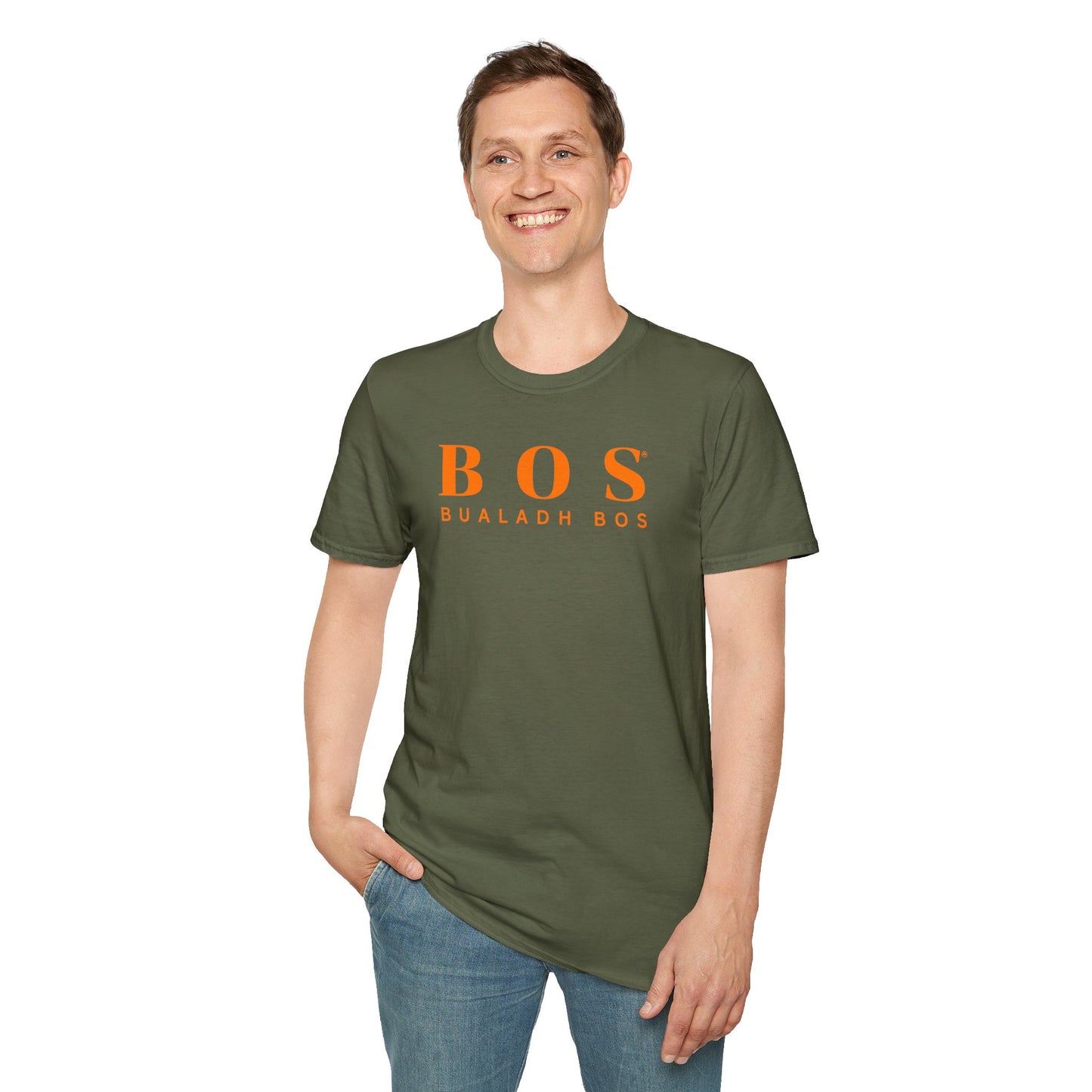 BOS BUALADH BOS Unisex Softstyle 100% Cotton T-Shirt