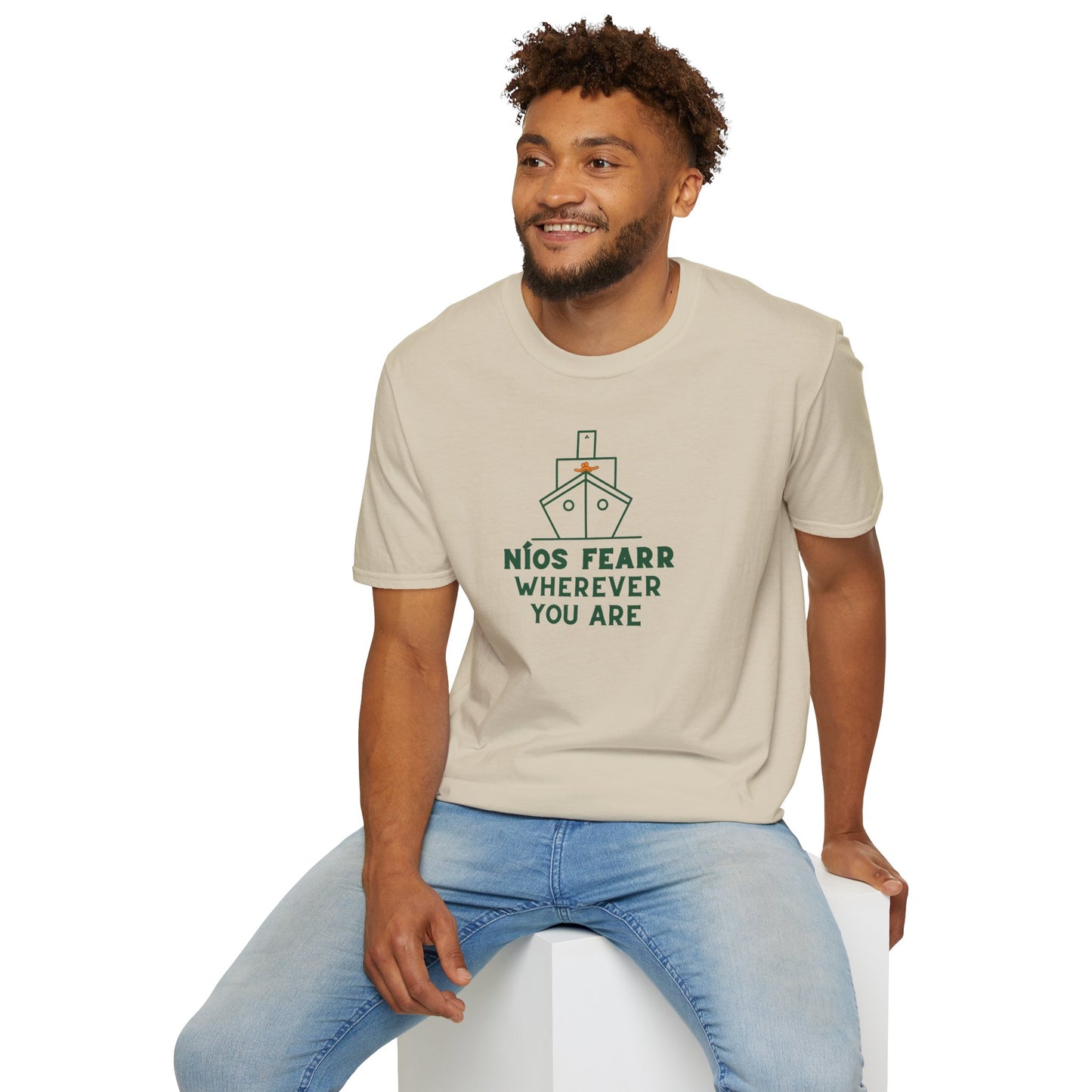 NÍOS FEARR WHEREVER YOU ARE Unisex Softstyle 100% Cotton T-Shirt