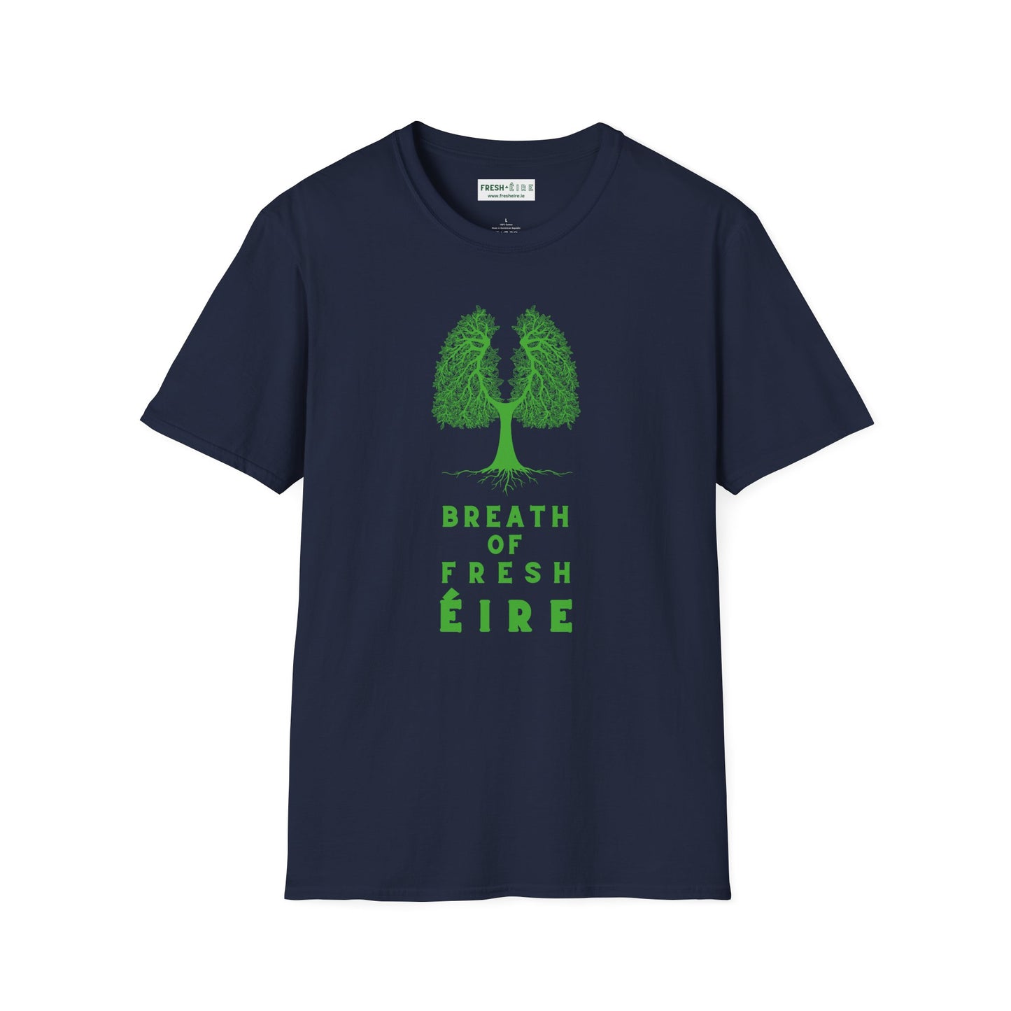 BREATH OF FRESH ÉIRE Unisex Softstyle 100% Cotton T-Shirt
