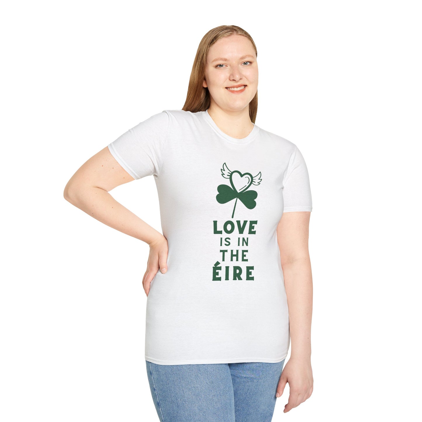 LOVE IS IN THE ÉIRE 2 Unisex Softstyle 100% Cotton T-Shirt