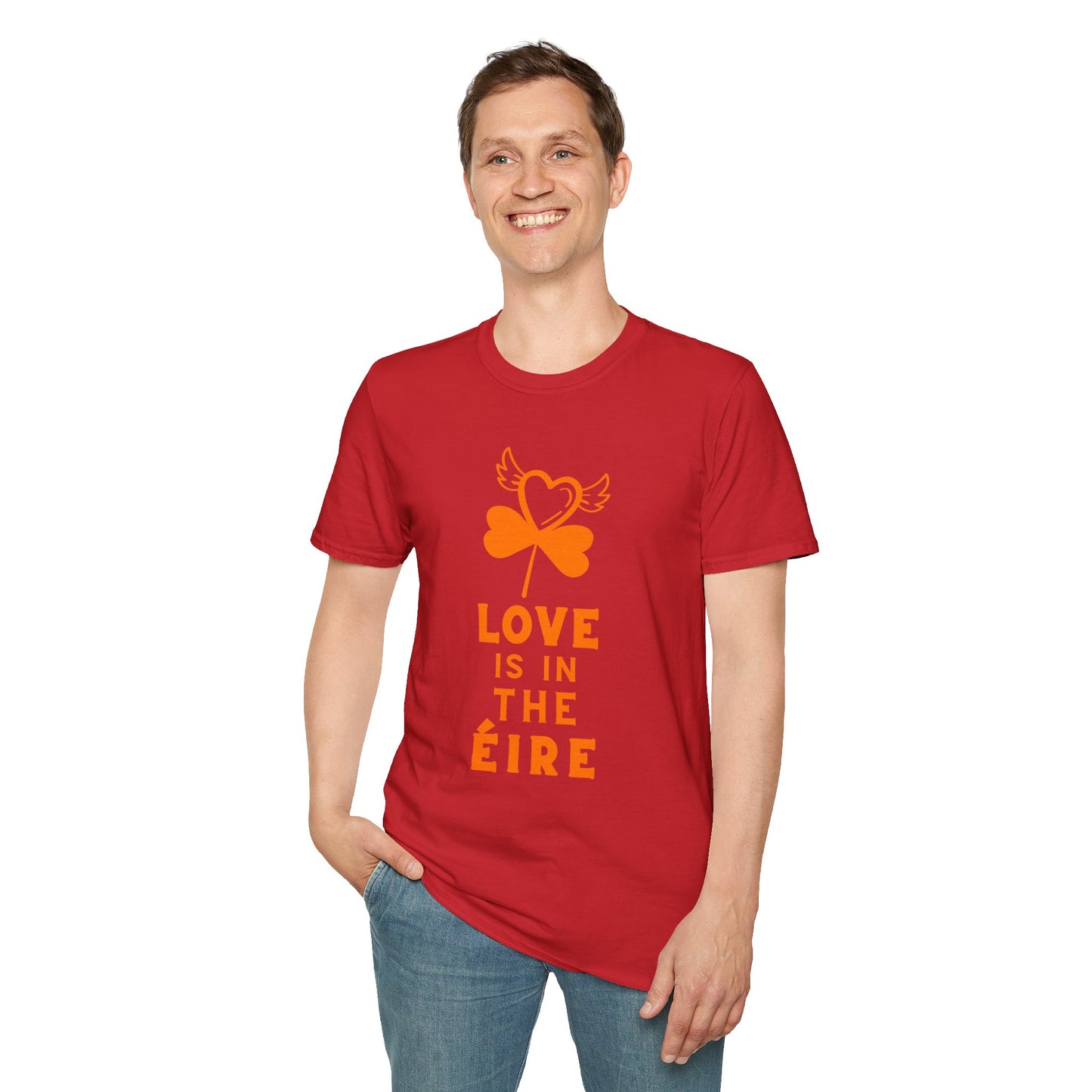 LOVE IS IN THE ÉIRE 2 Unisex Softstyle 100% Cotton T-Shirt