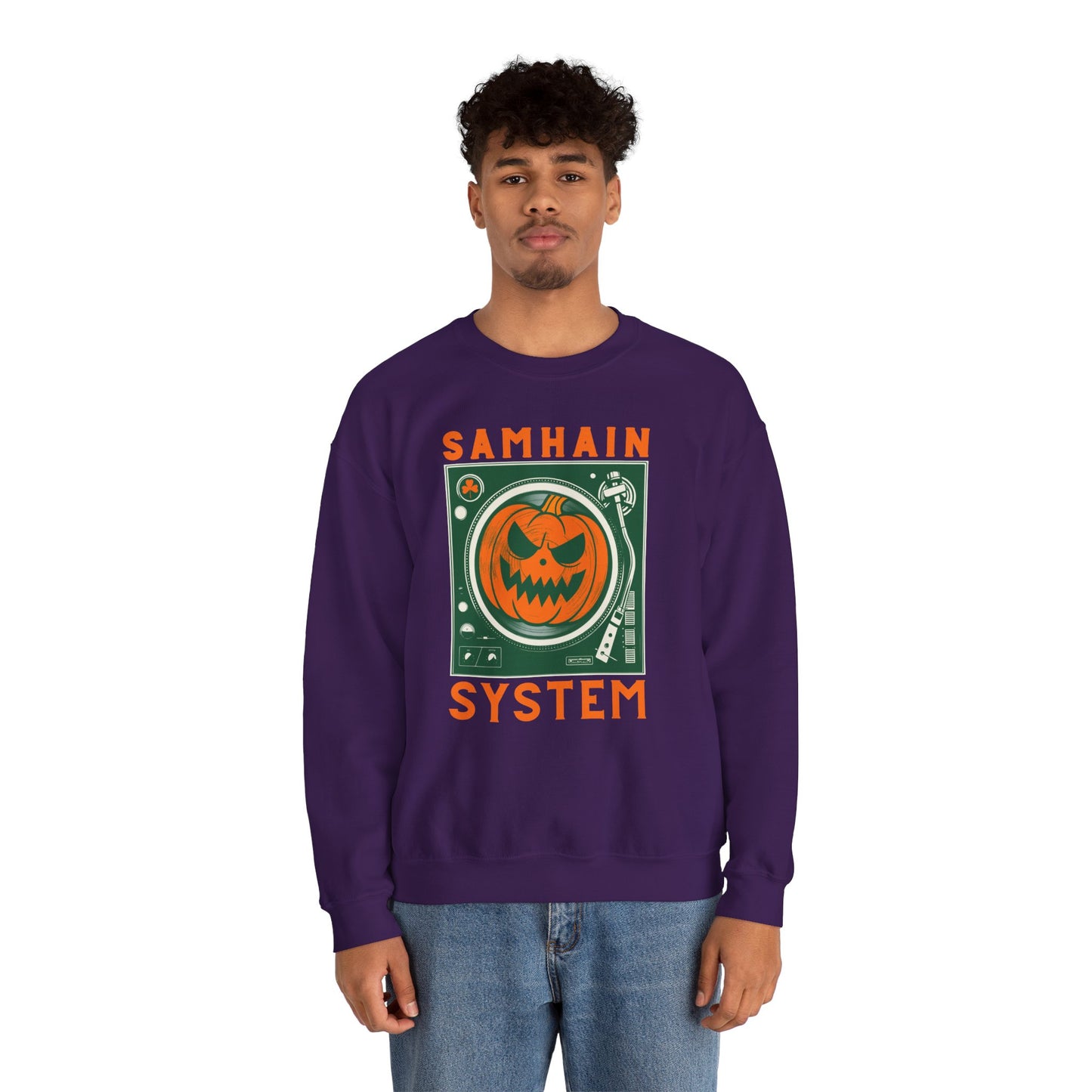 SAMHAIM SYSTEM Unisex Heavy Blend Crewneck Sweatshirt
