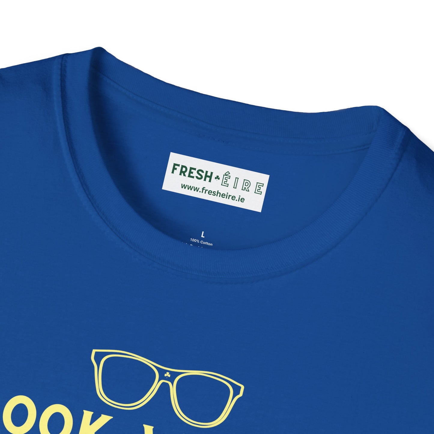 LOOK WHO'S AG CAINT Unisex Softstyle 100% Cotton T-Shirt