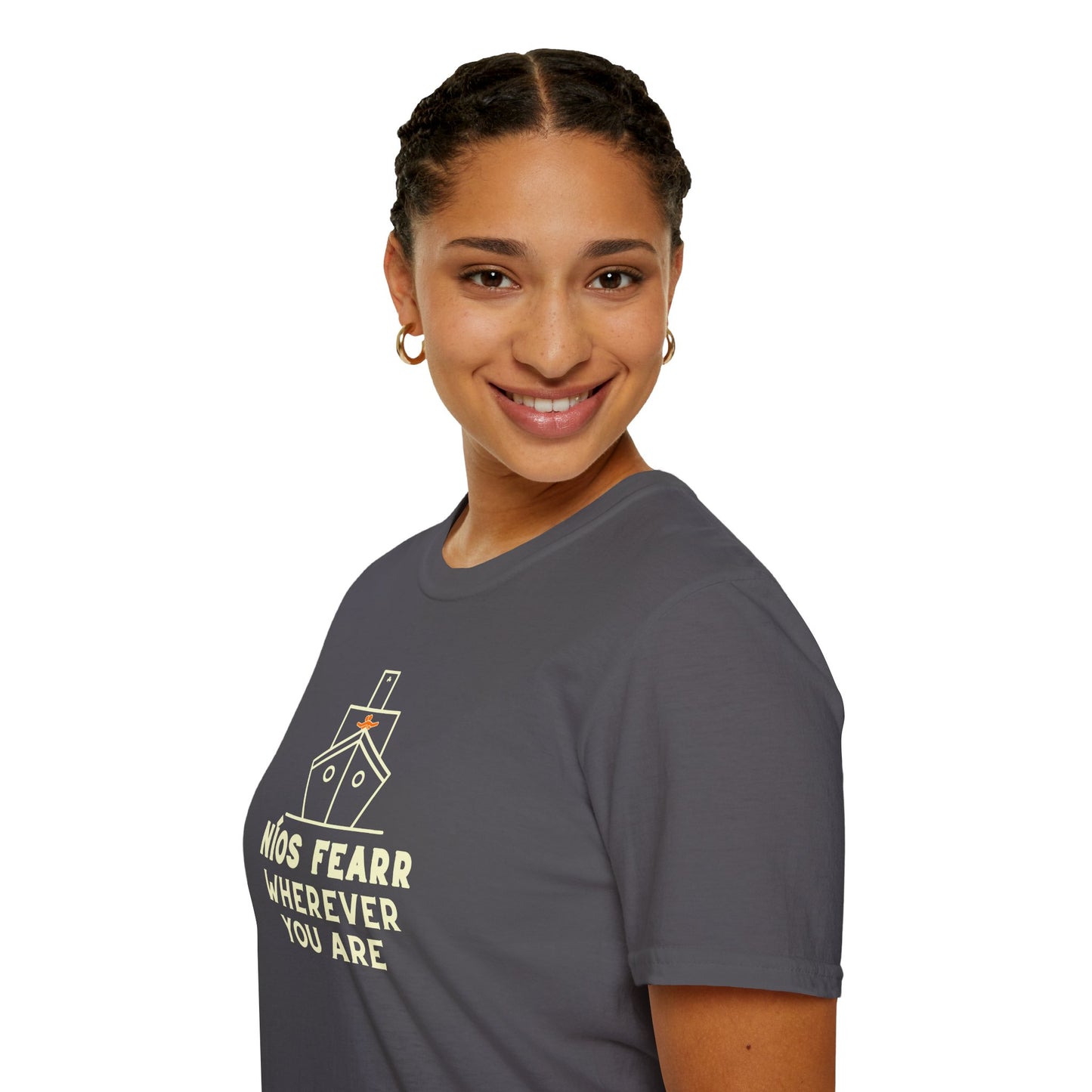 NÍOS FEARR WHEREVER YOU ARE Unisex Softstyle 100% Cotton T-Shirt