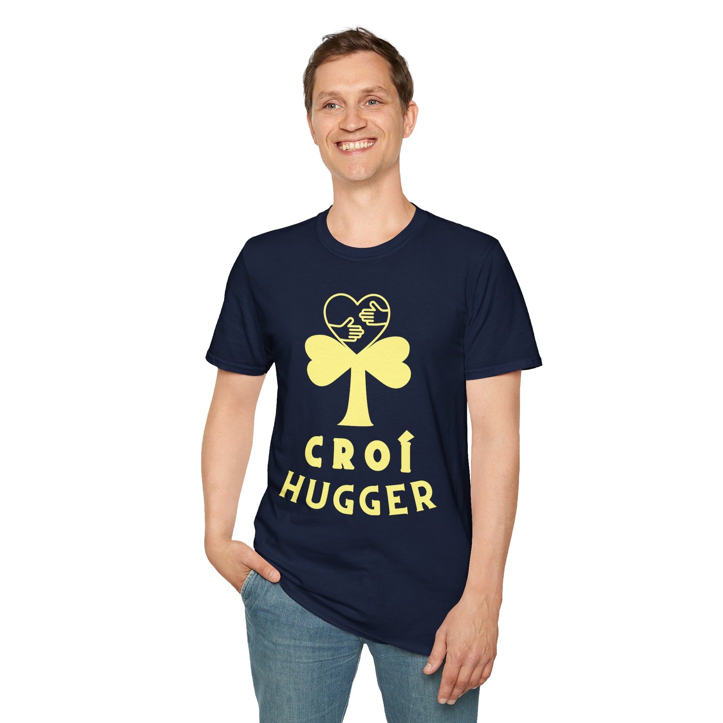 CROÍ HUGGER Unisex Softstyle 100% Cotton T-Shirt