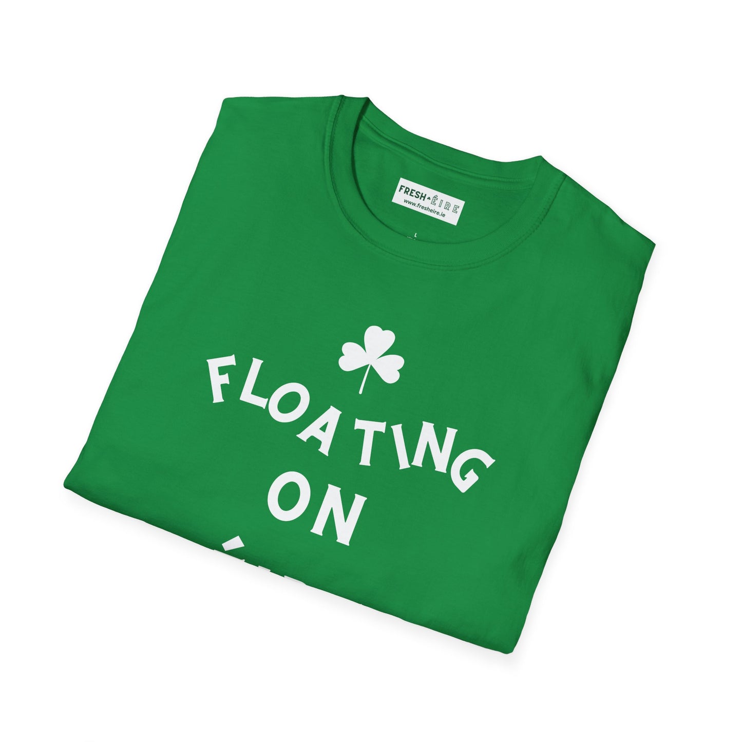 FLOATING ON ÉIRE Unisex Softstyle 100% Cotton T-Shirt