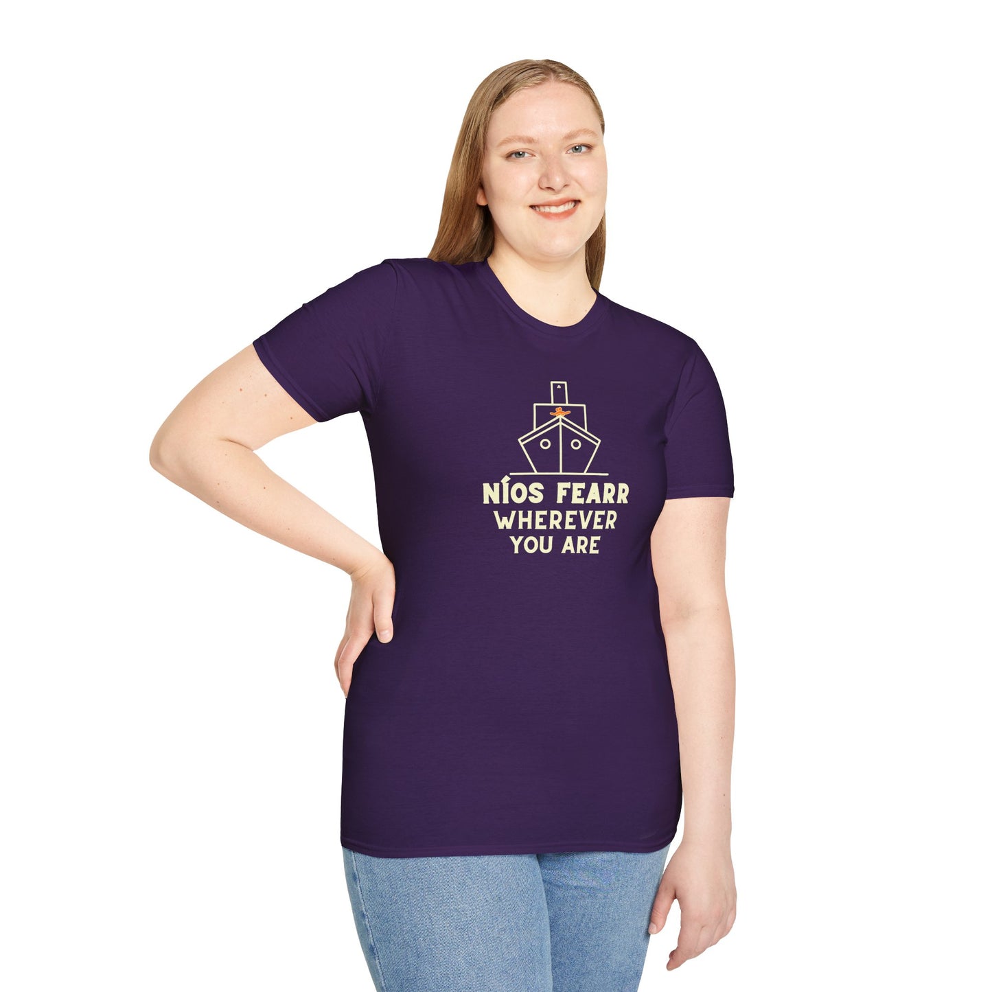 NÍOS FEARR WHEREVER YOU ARE Unisex Softstyle 100% Cotton T-Shirt