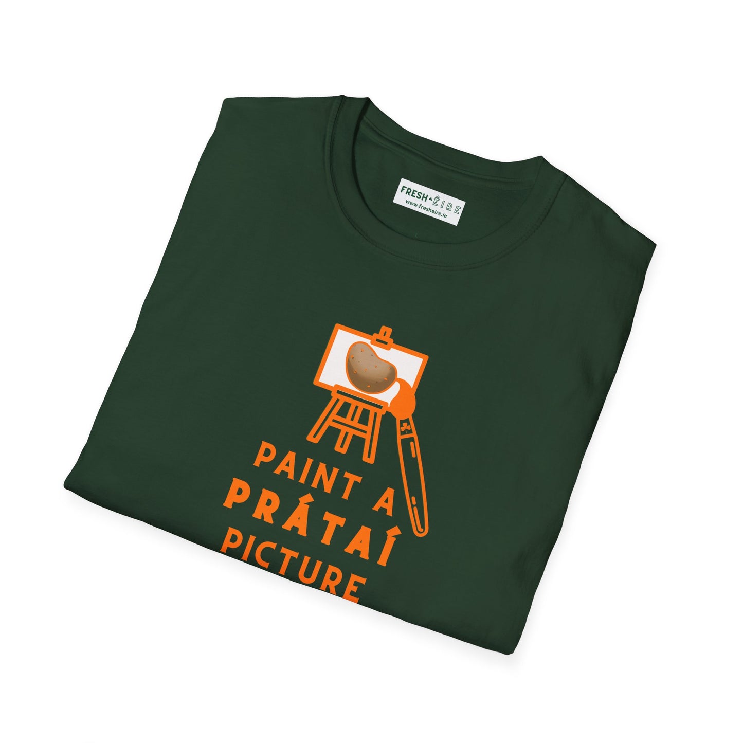 PAINT A PRÁTAÍ PICTURE Unisex Softstyle 100% Cotton T-Shirt