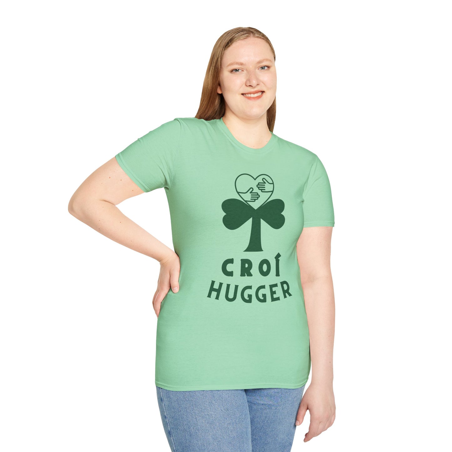 CROÍ HUGGER Unisex Softstyle 100% Cotton T-Shirt