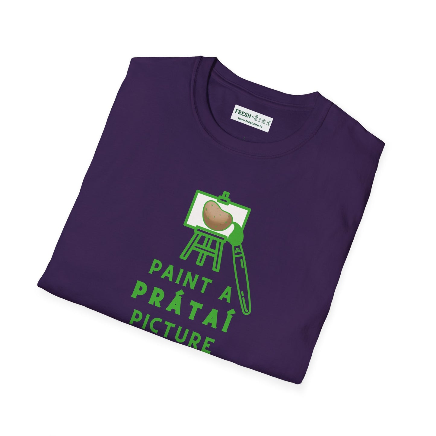 PAINT A PRÁTAÍ PICTURE Unisex Softstyle 100% Cotton T-Shirt