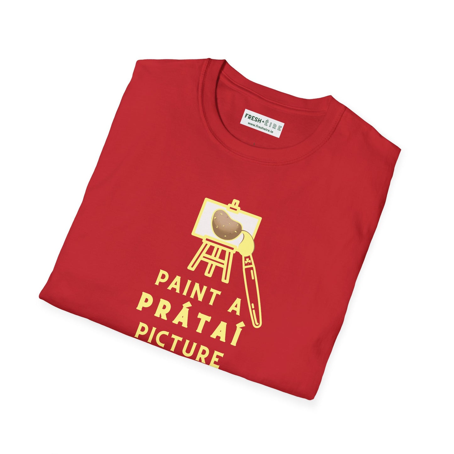 PAINT A PRÁTAÍ PICTURE Unisex Softstyle 100% Cotton T-Shirt