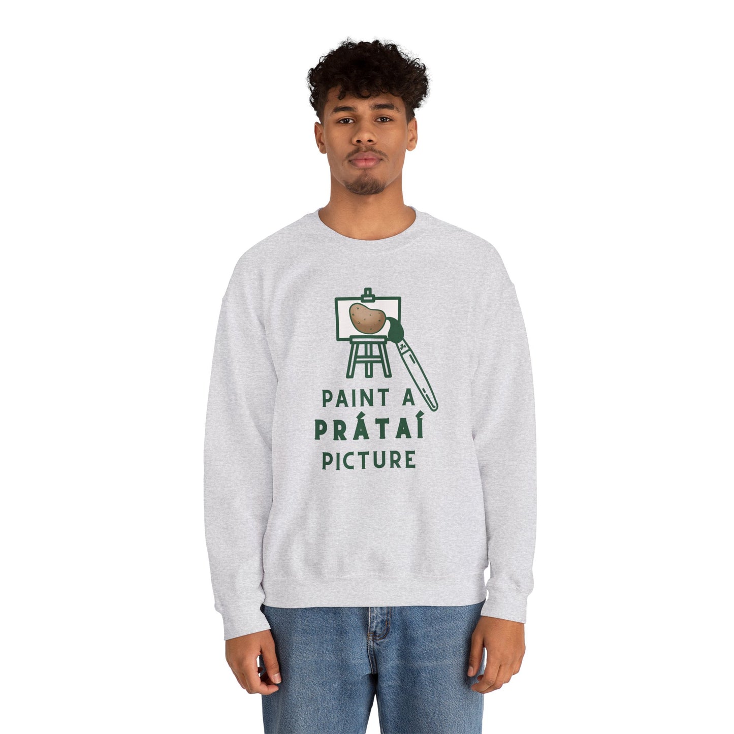PAINT A PRÁTAÍ PICTURE Unisex Heavy Blend™ Crewneck Sweatshirt
