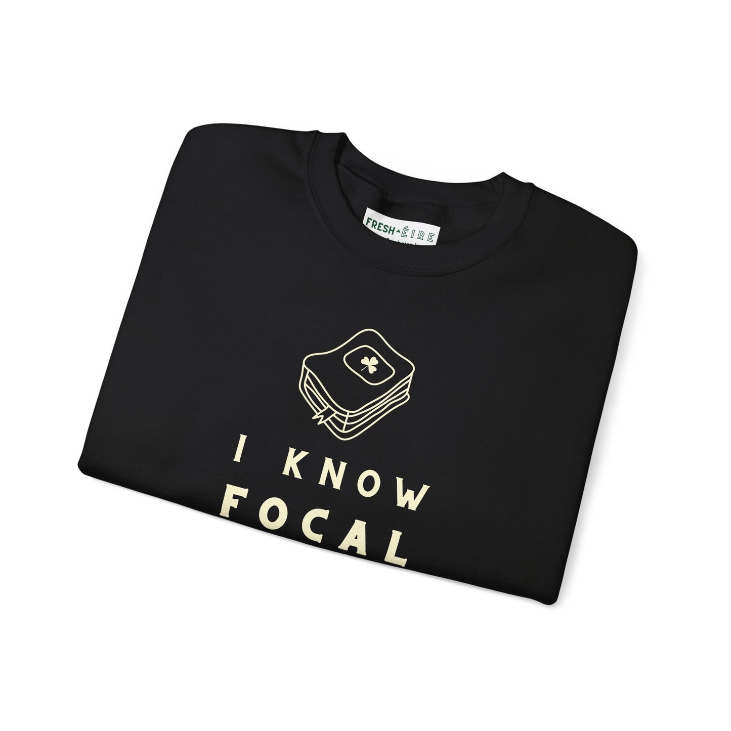 I KNOW FOCAL IN IRISH Unisex Heavy Blend™ Crewneck Sweatshirt