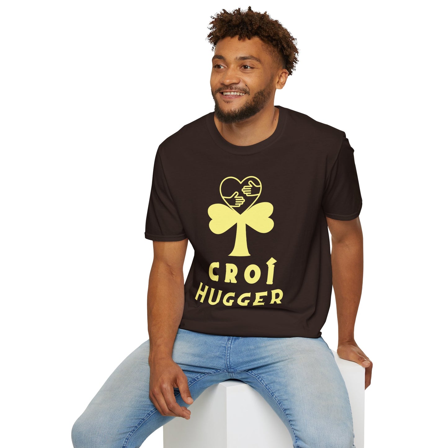 CROÍ HUGGER Unisex Softstyle 100% Cotton T-Shirt