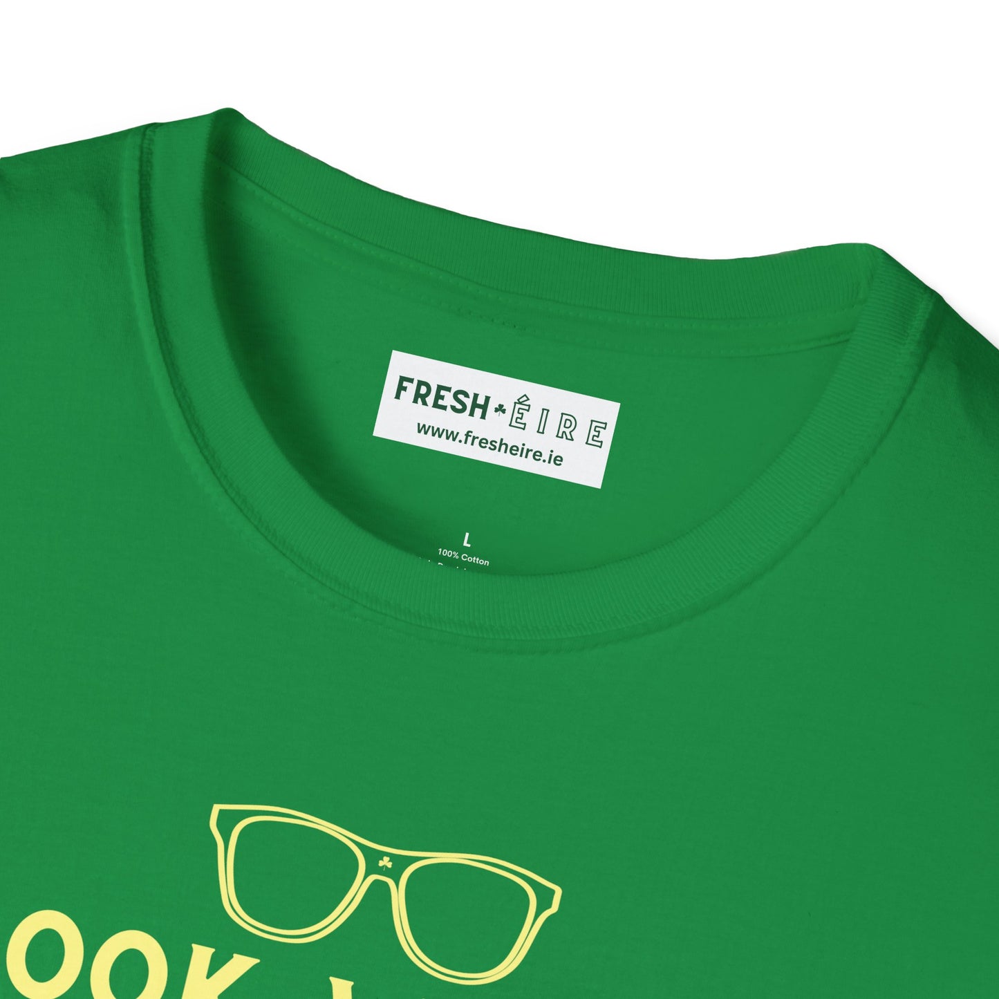LOOK WHO'S AG CAINT Unisex Softstyle 100% Cotton T-Shirt