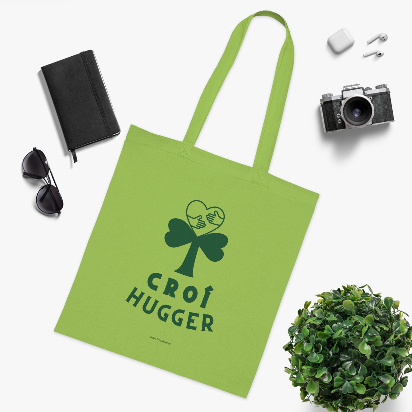CROÍ HUGGER 100% Cotton Tote Bag