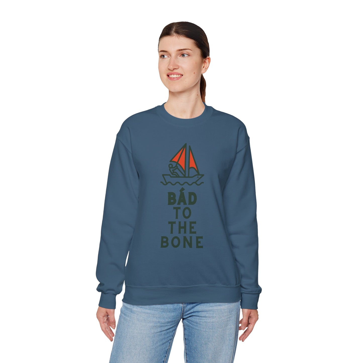 BÁD TO THE BONE Unisex Heavy Blend™ Crewneck Sweatshirt