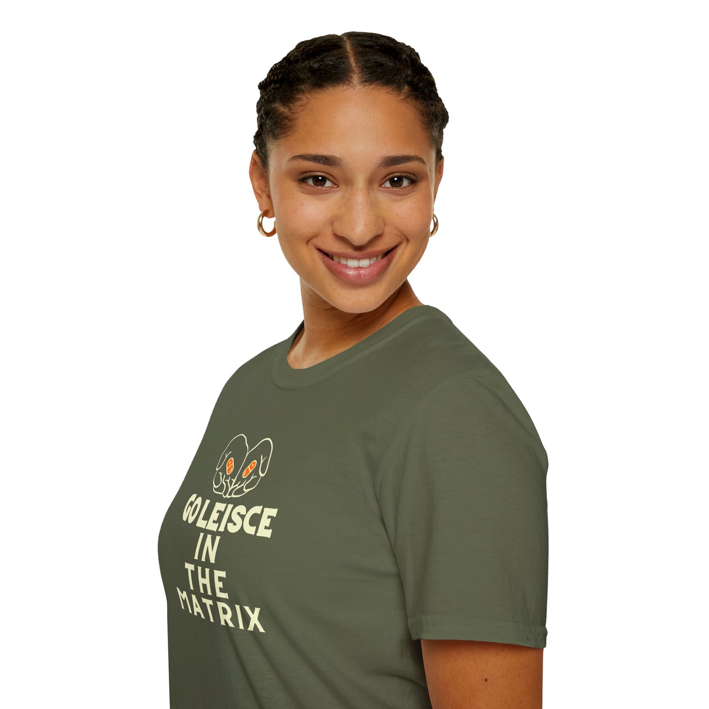 GO LEISCE IN THE MATRIX Unisex Softstyle 100% Cotton T-Shirt