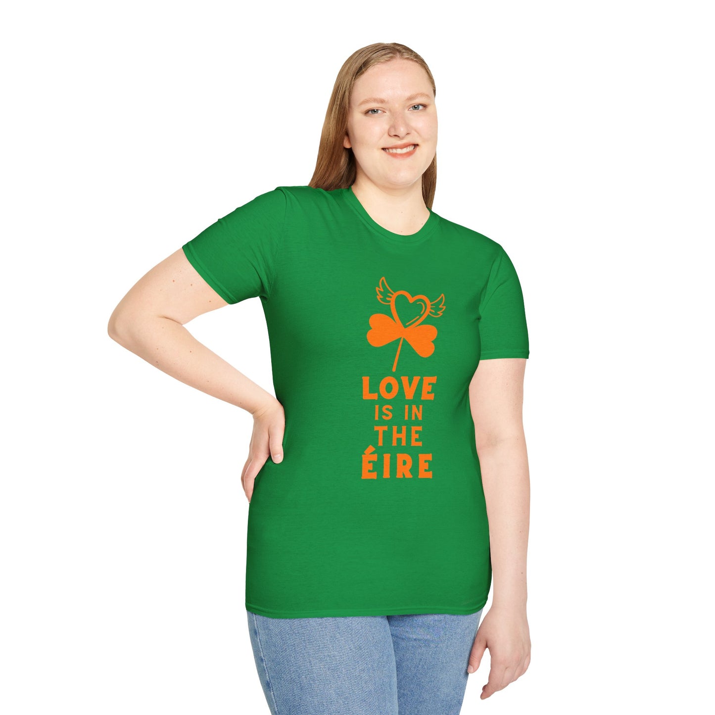 LOVE IS IN THE ÉIRE 2 Unisex Softstyle 100% Cotton T-Shirt