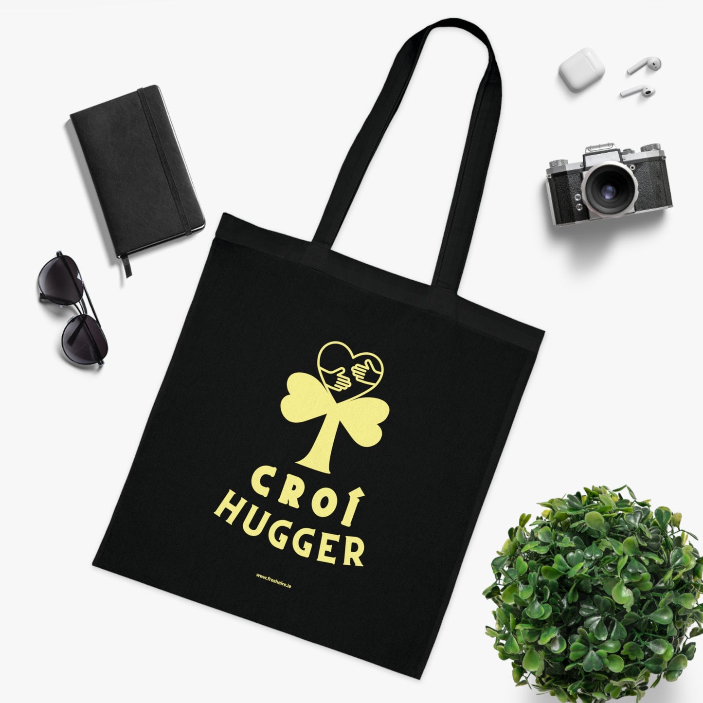 CROÍ HUGGER 100% Cotton Tote Bag
