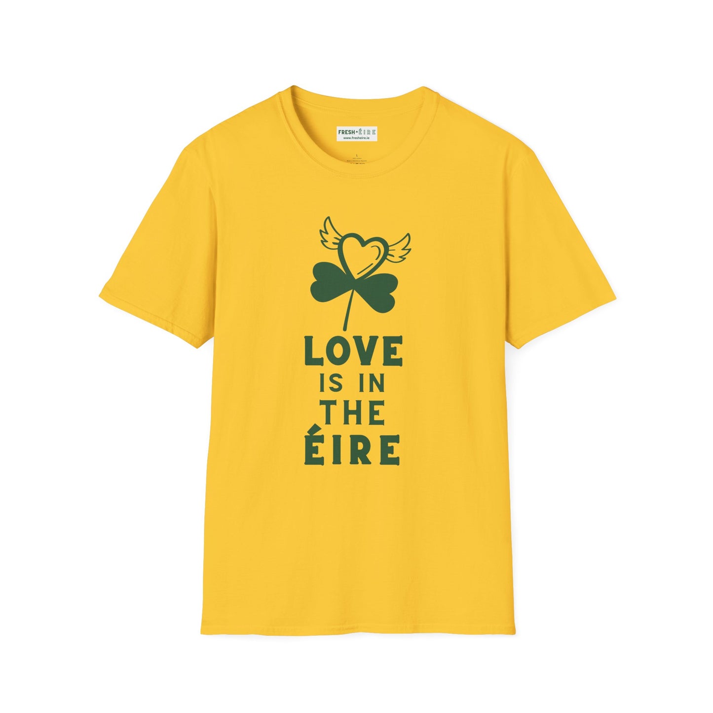 LOVE IS IN THE ÉIRE 2 Unisex Softstyle 100% Cotton T-Shirt