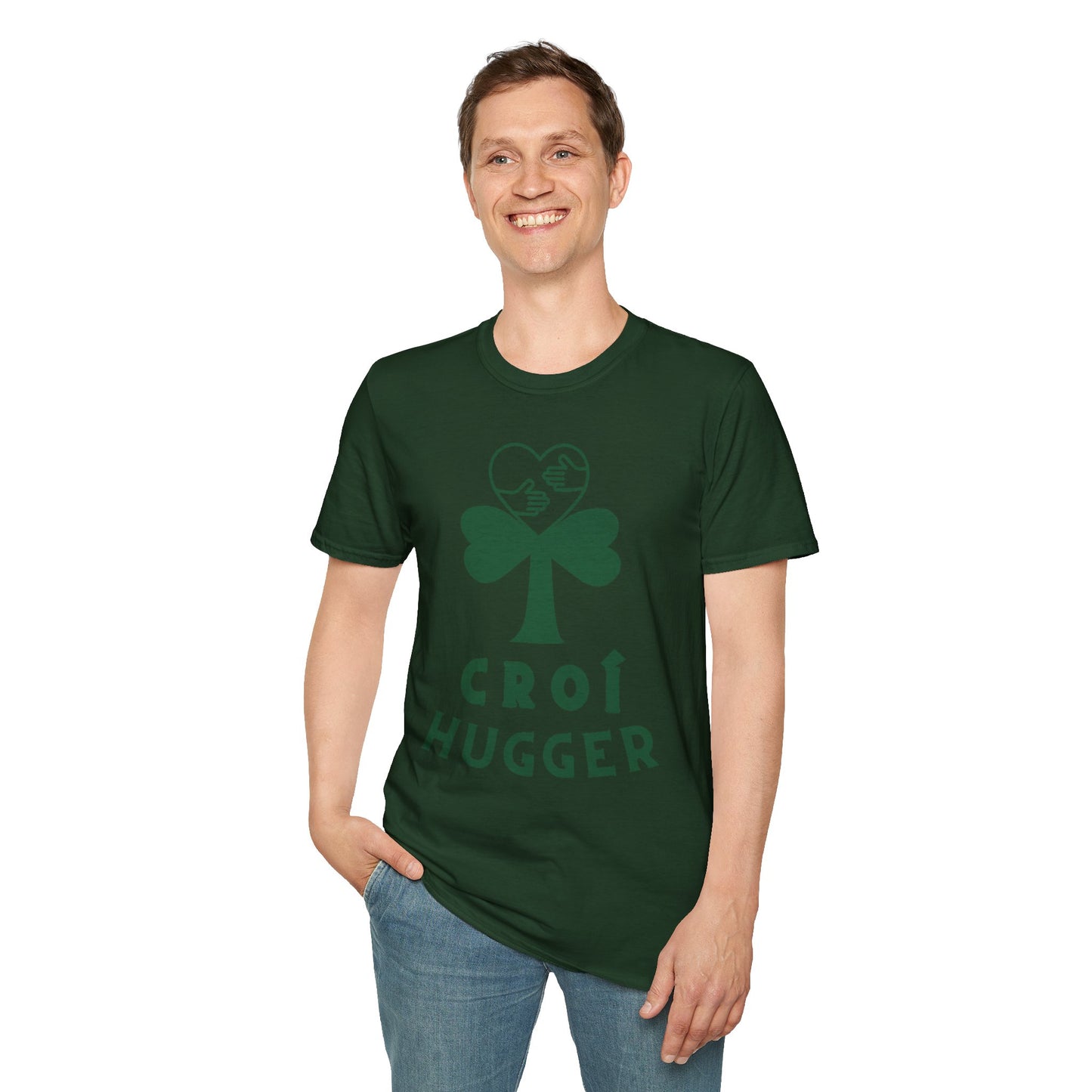 CROÍ HUGGER Unisex Softstyle 100% Cotton T-Shirt
