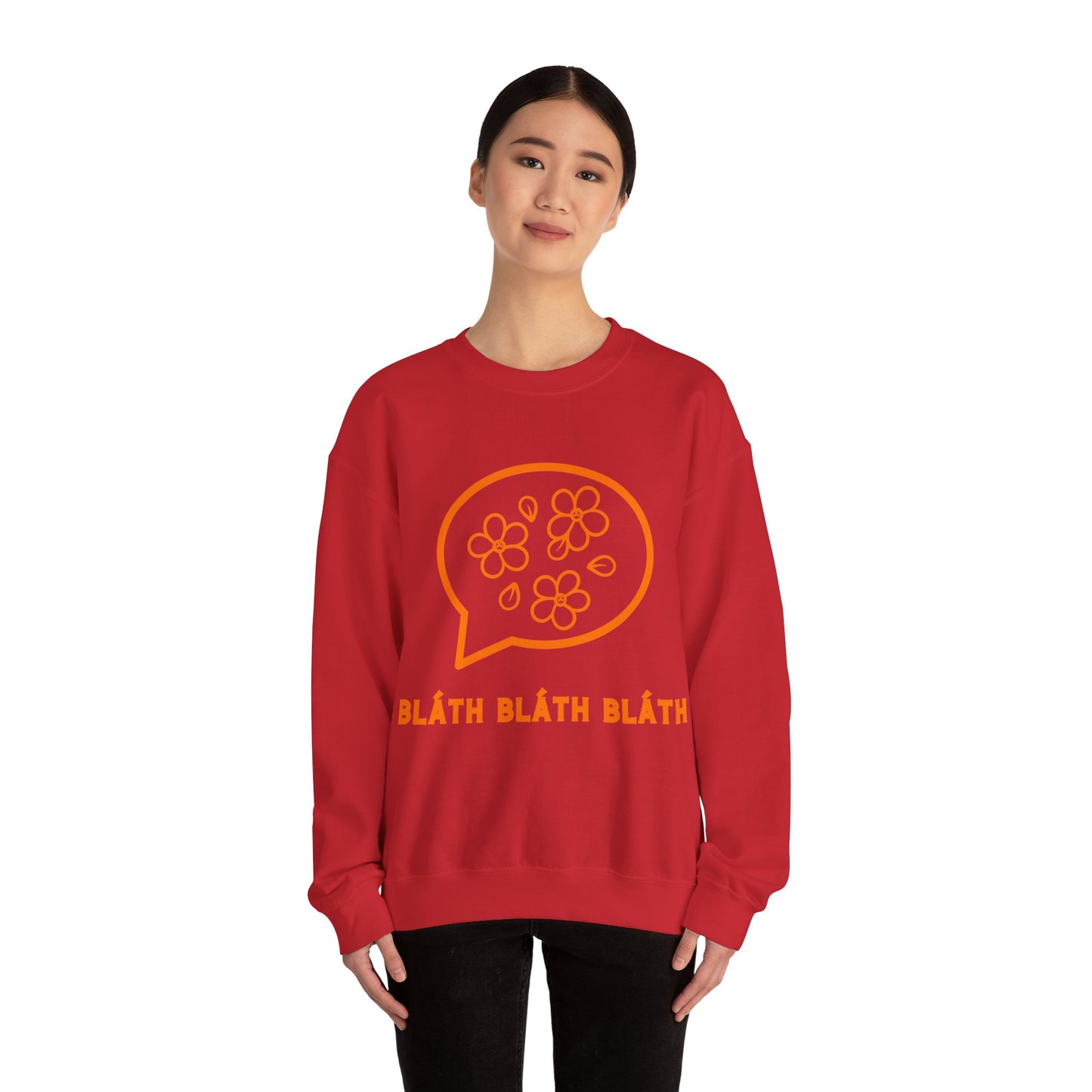 BLÁTH BLÁTH BLÁTH Unisex Heavy Blend Crewneck Sweatshirt