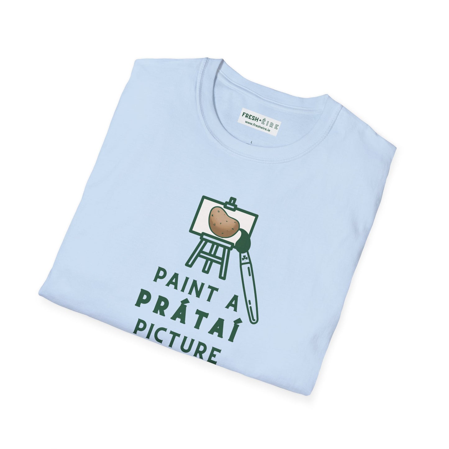 PAINT A PRÁTAÍ PICTURE Unisex Softstyle 100% Cotton T-Shirt