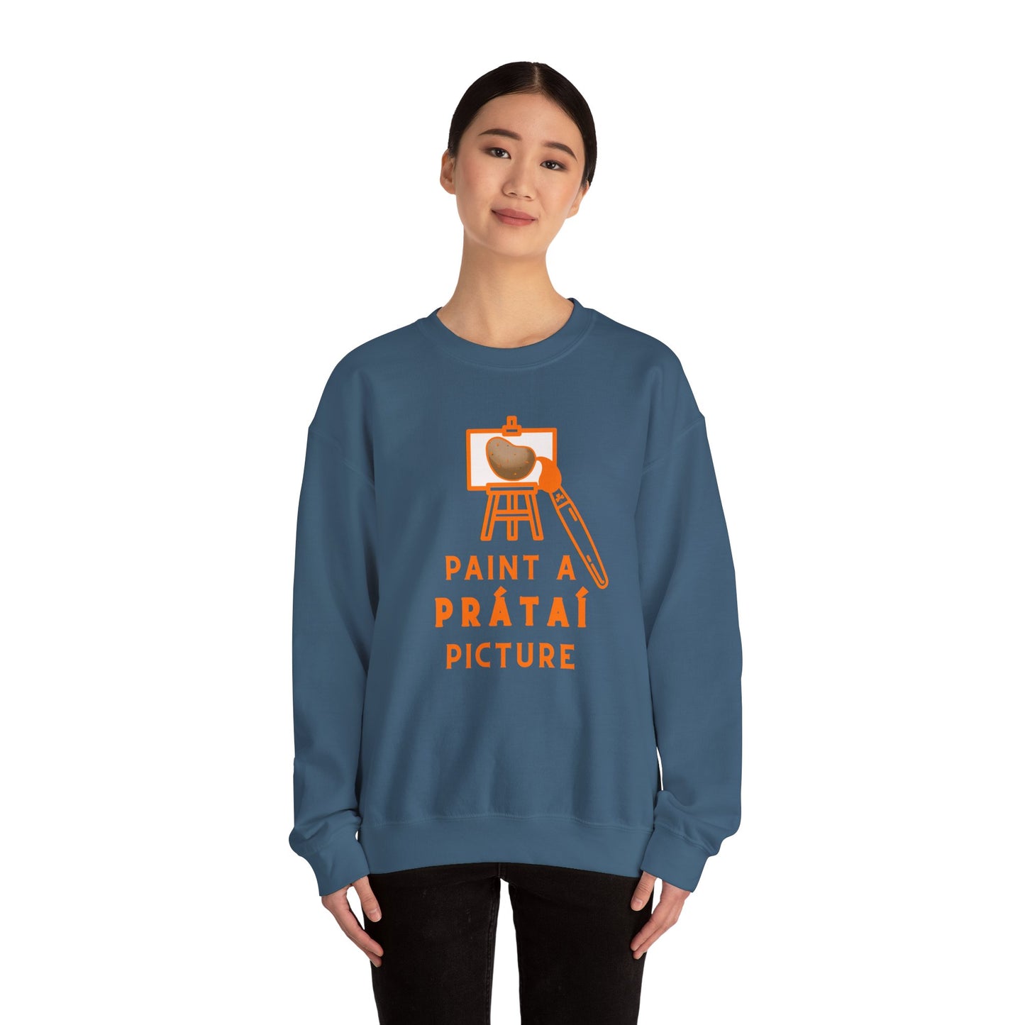 PAINT A PRÁTAÍ PICTURE Unisex Heavy Blend™ Crewneck Sweatshirt