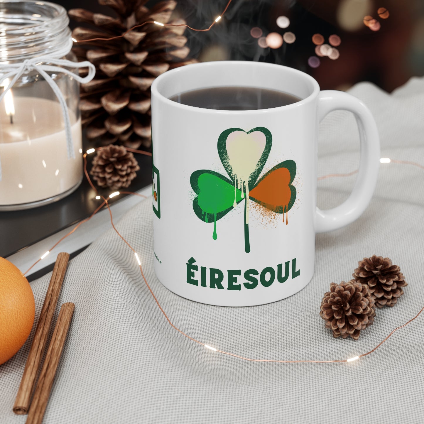 ÉIRESOUL 33cl White Ceramic Mug