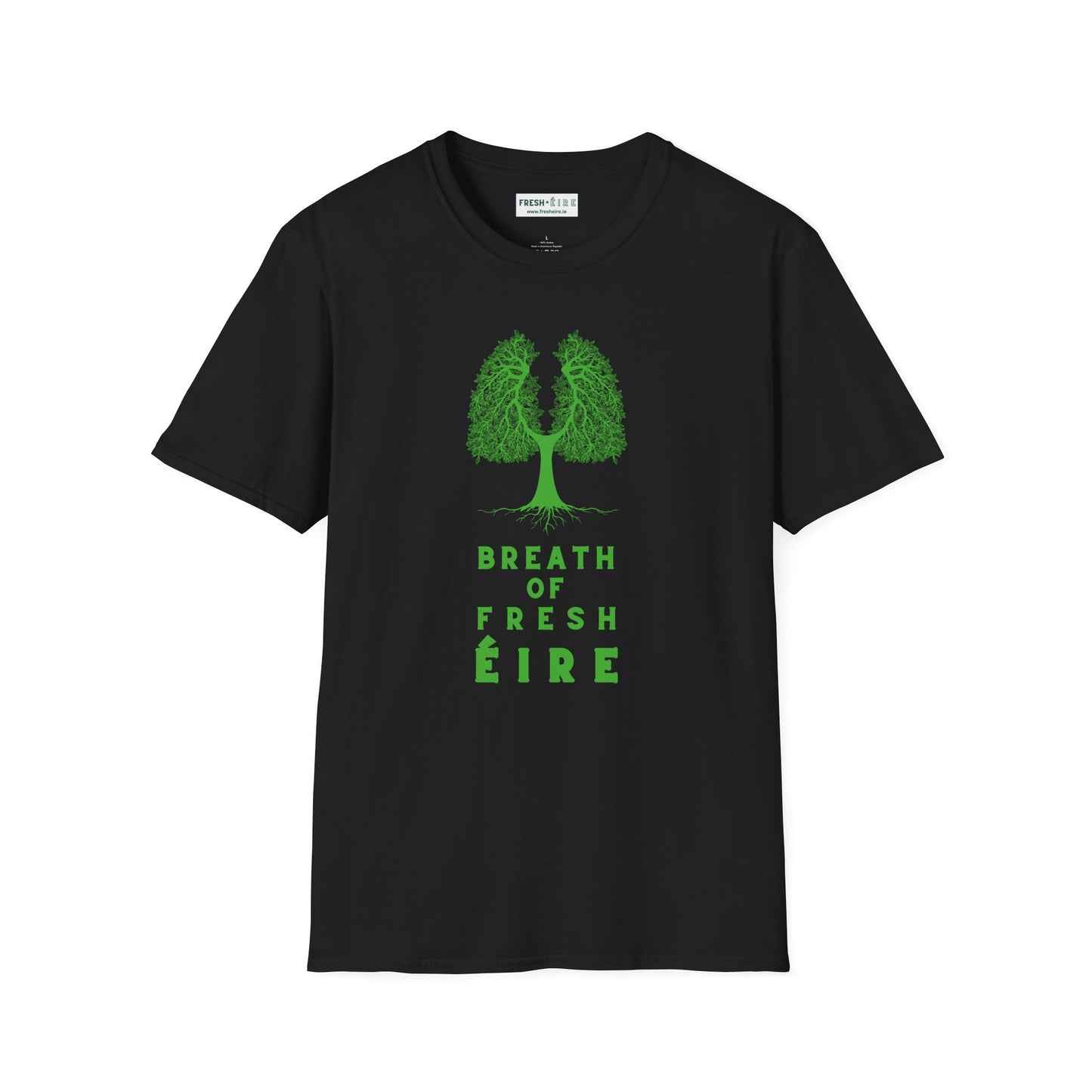 BREATH OF FRESH ÉIRE Unisex Softstyle 100% Cotton T-Shirt