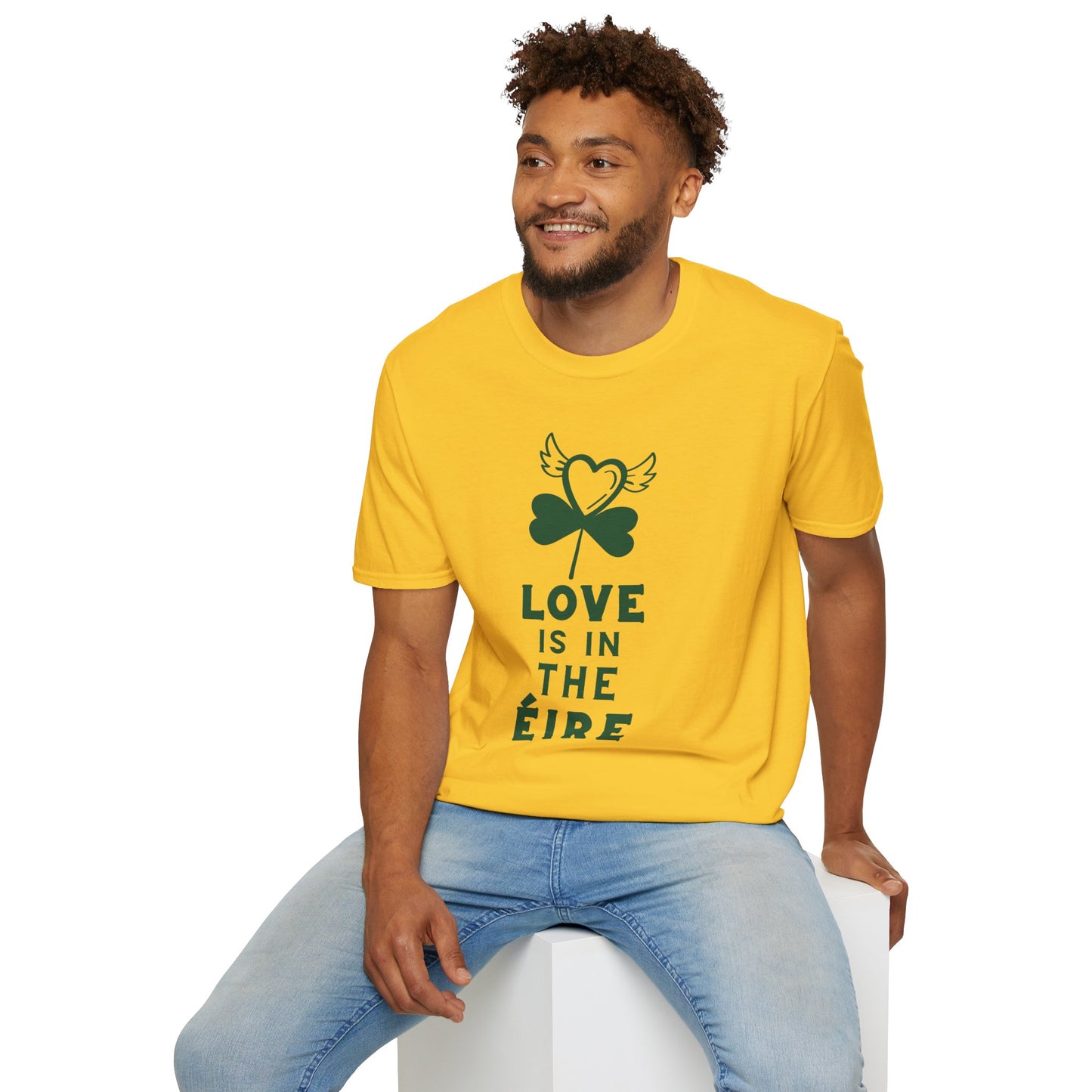 LOVE IS IN THE ÉIRE 2 Unisex Softstyle 100% Cotton T-Shirt