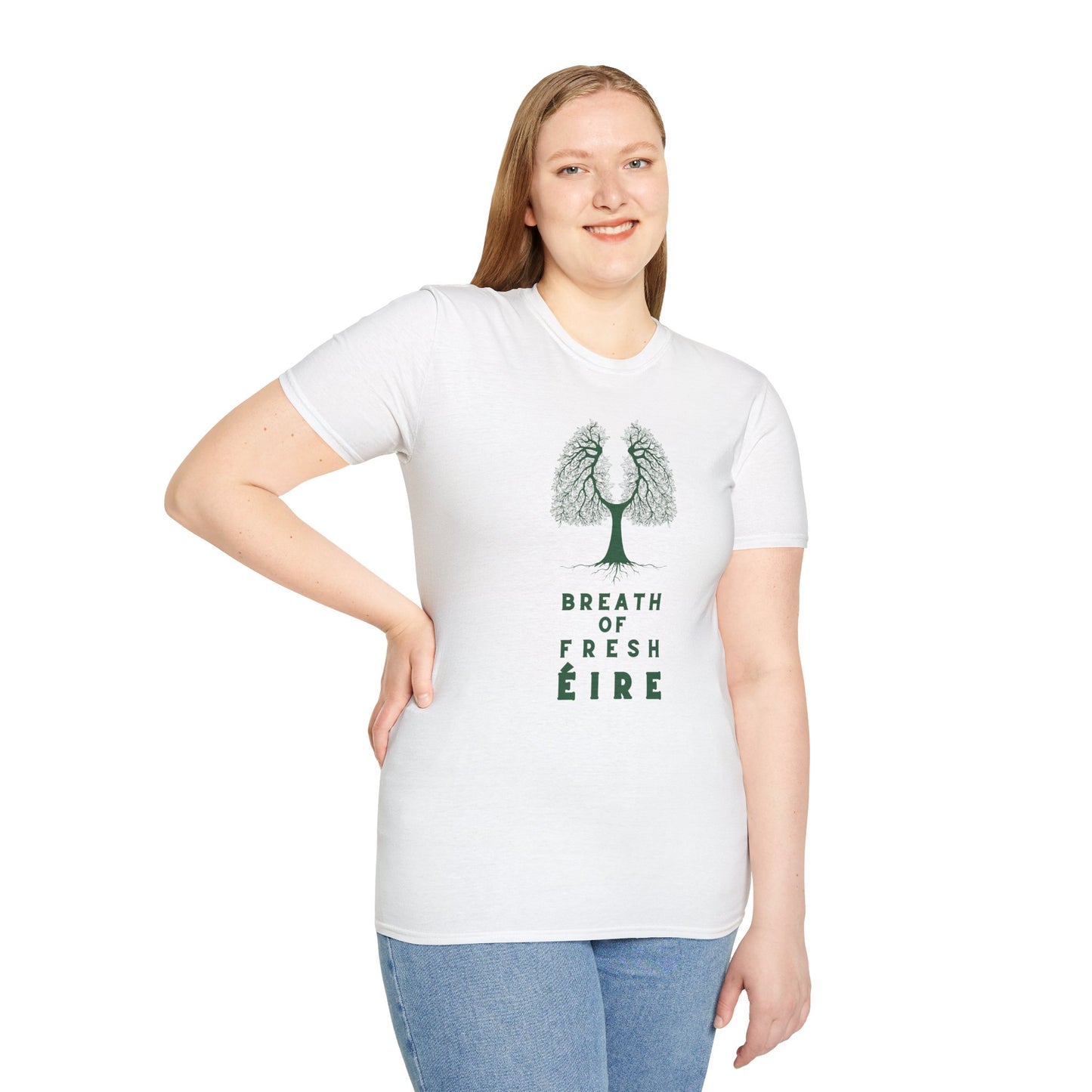 BREATH OF FRESH ÉIRE Unisex Softstyle 100% Cotton T-Shirt