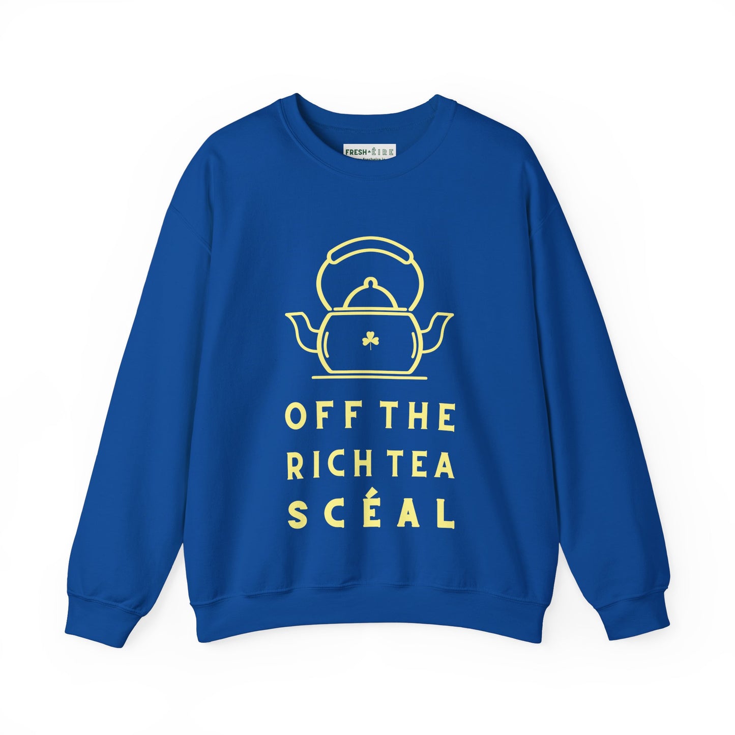 OFF THE RICH TEA SCÉAL Unisex Heavy Blend™ Crewneck Sweatshirt