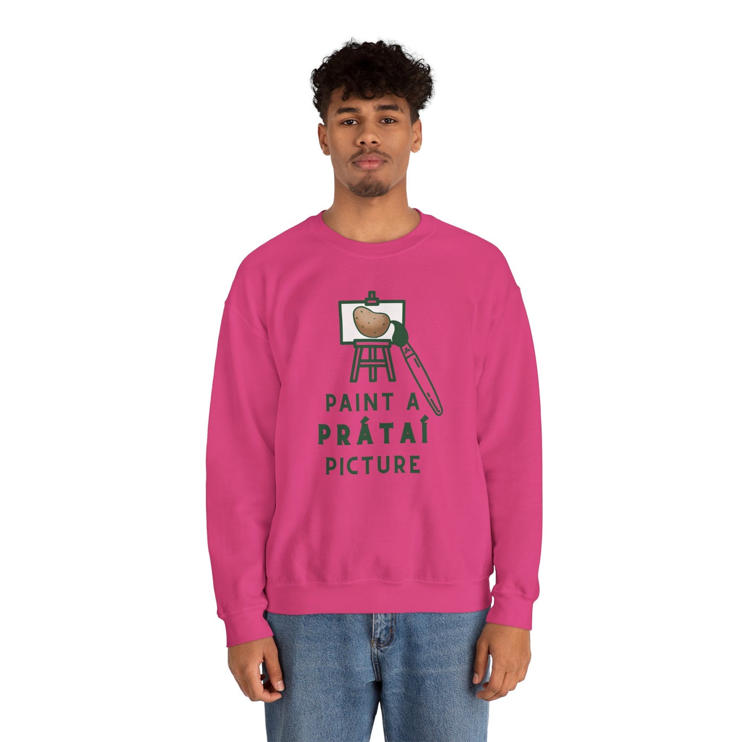 PAINT A PRÁTAÍ PICTURE Unisex Heavy Blend™ Crewneck Sweatshirt