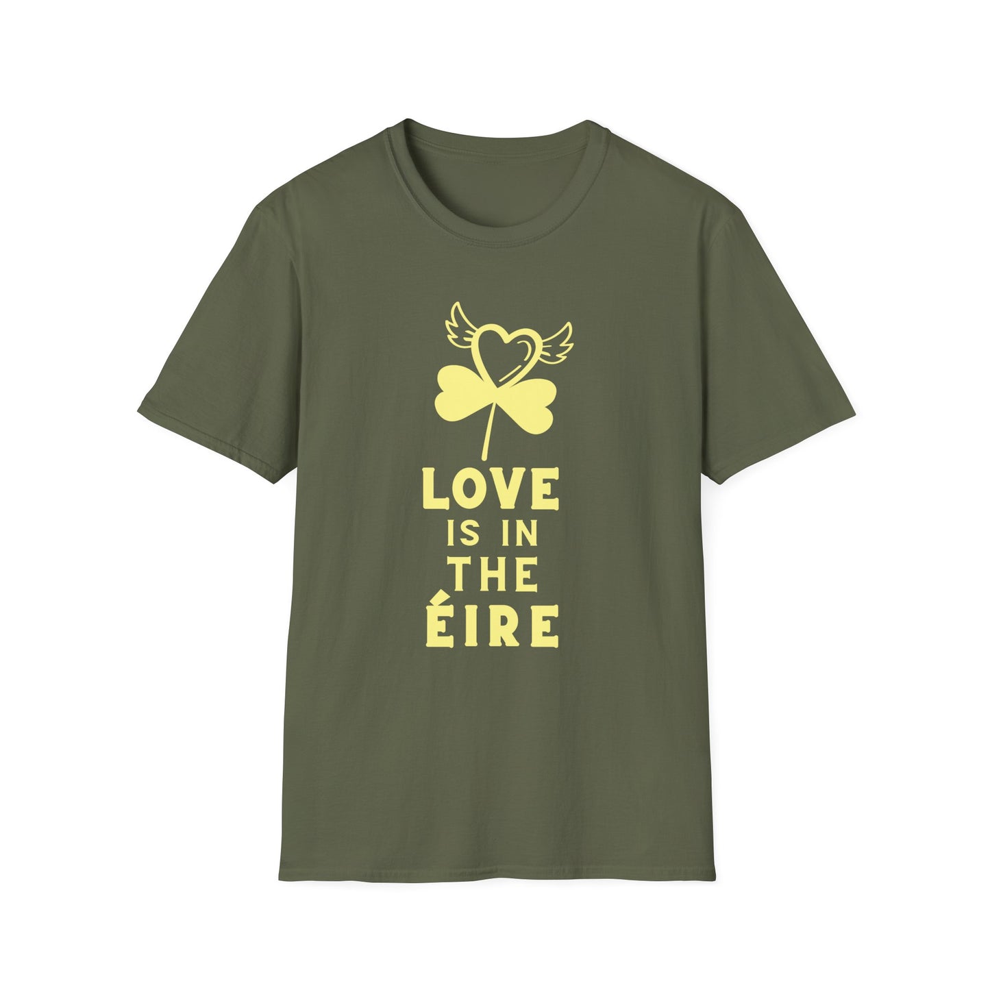 LOVE IS IN THE ÉIRE 2 Unisex Softstyle 100% Cotton T-Shirt