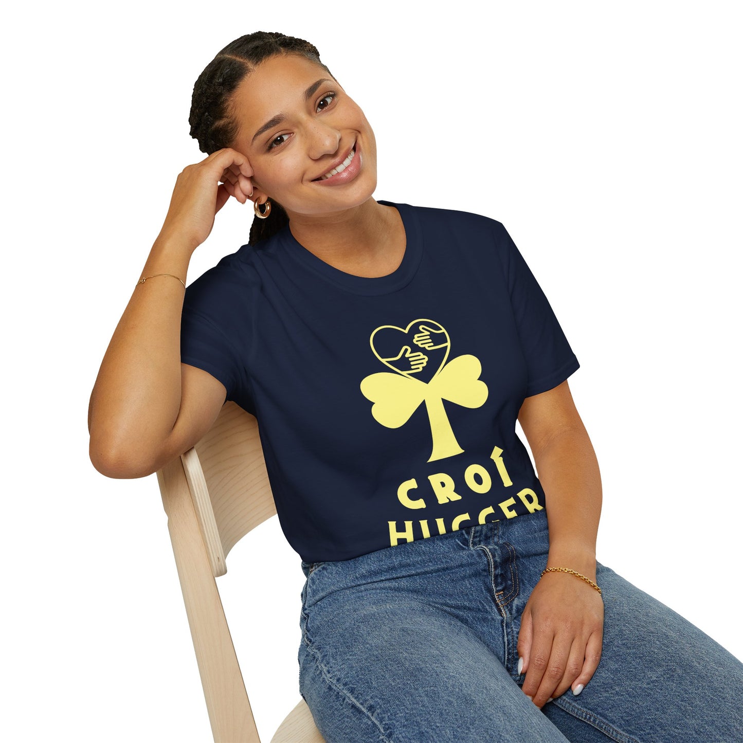 CROÍ HUGGER Unisex Softstyle 100% Cotton T-Shirt