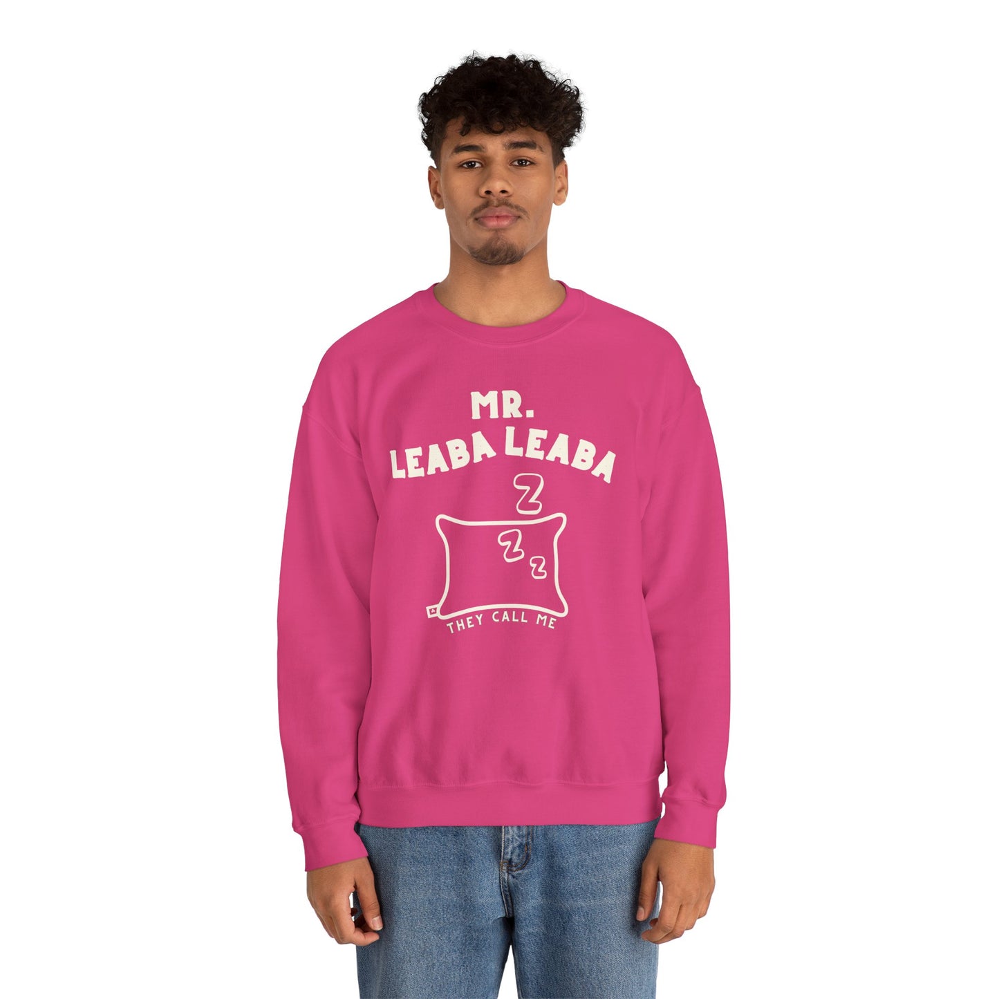 MR. LEABA LEABA (THEY CALL ME) Unisex Heavy Blend™ Crewneck Sweatshirt