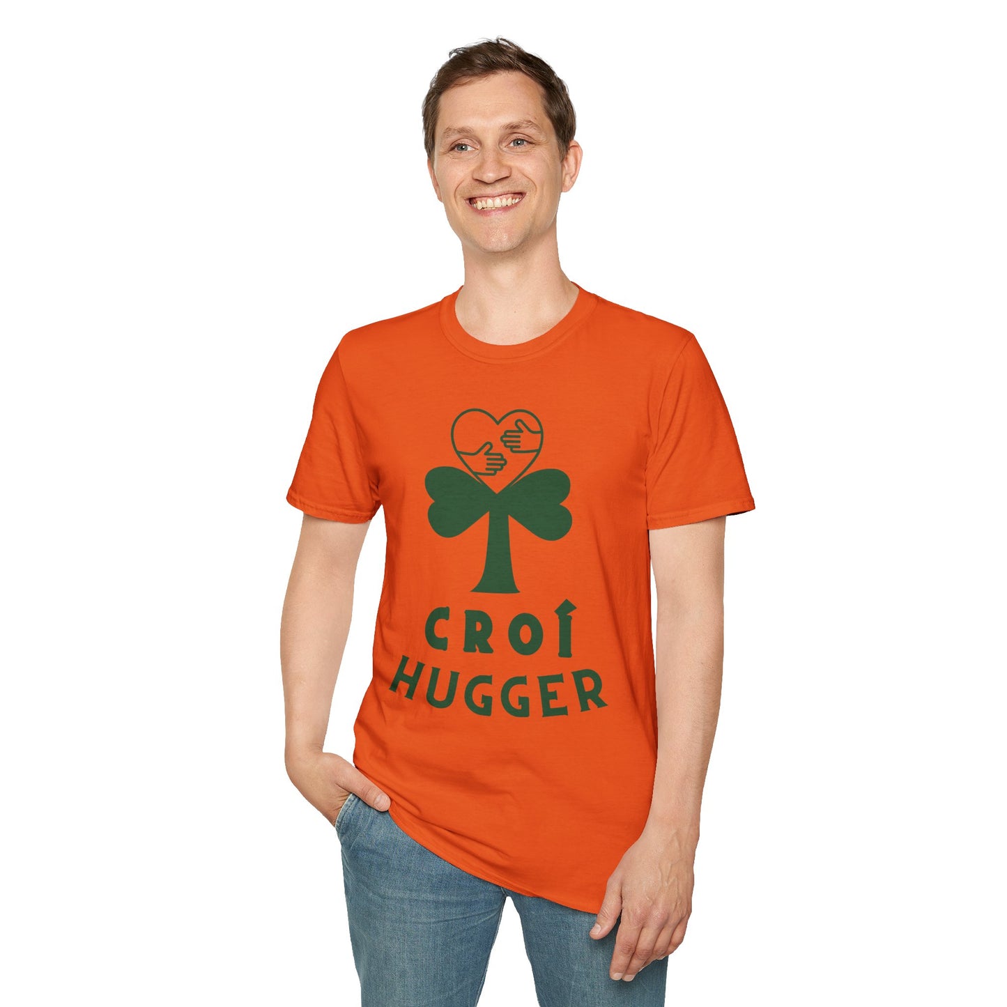 CROÍ HUGGER Unisex Softstyle 100% Cotton T-Shirt