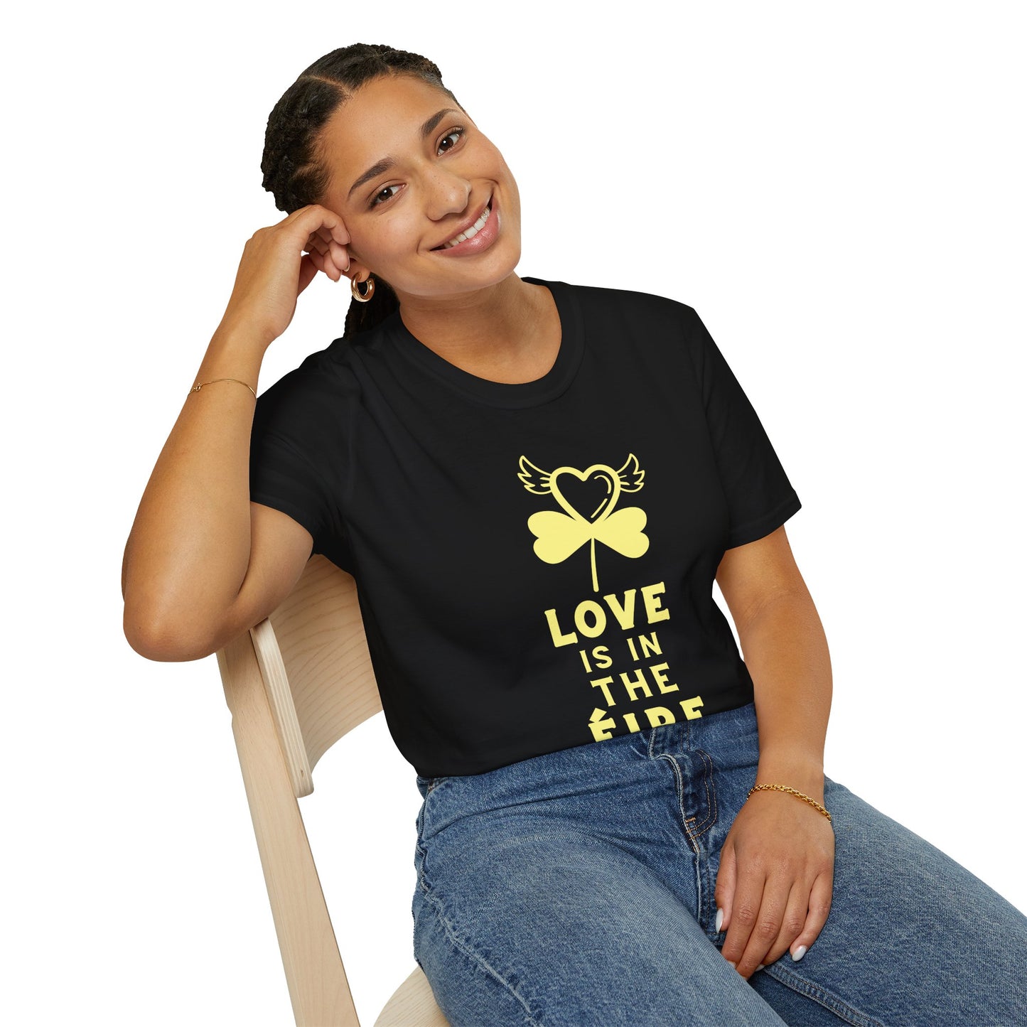 LOVE IS IN THE ÉIRE 2 Unisex Softstyle 100% Cotton T-Shirt