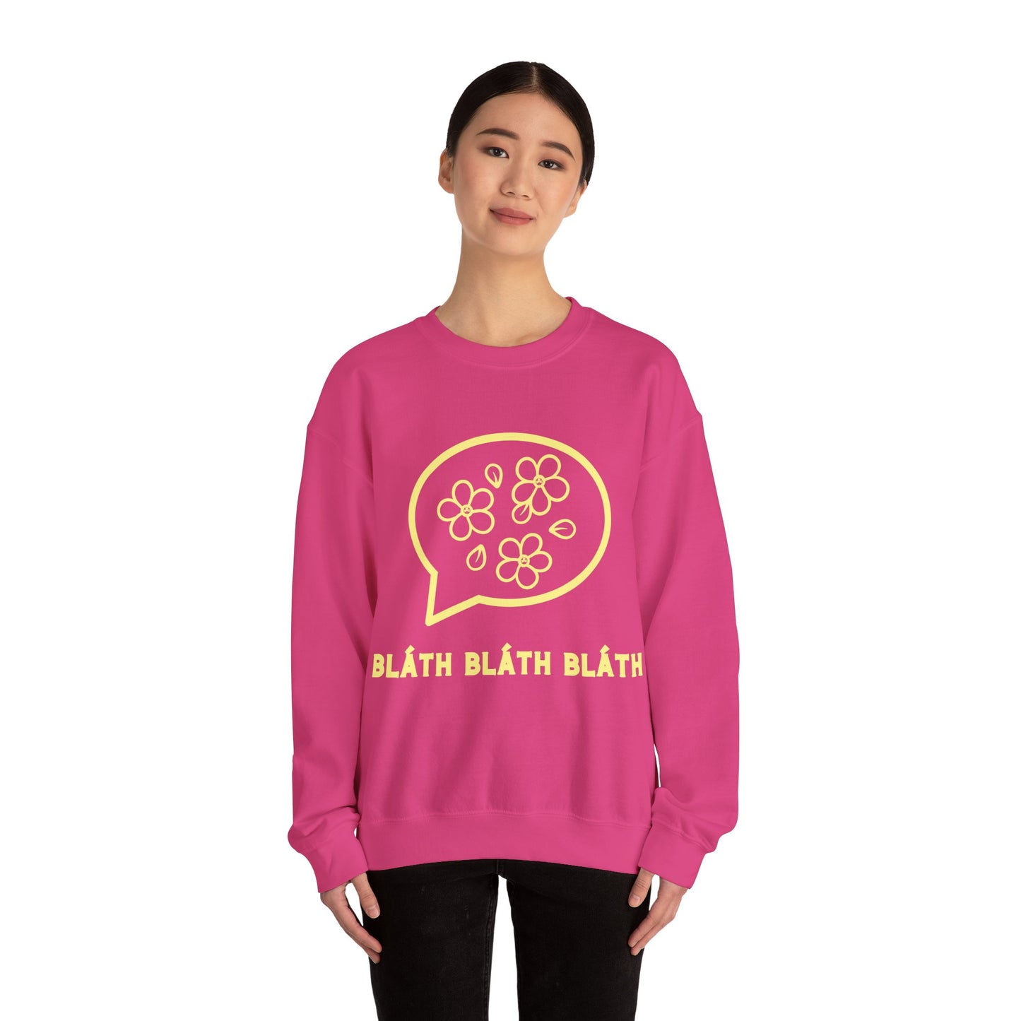 BLÁTH BLÁTH BLÁTH Unisex Heavy Blend Crewneck Sweatshirt
