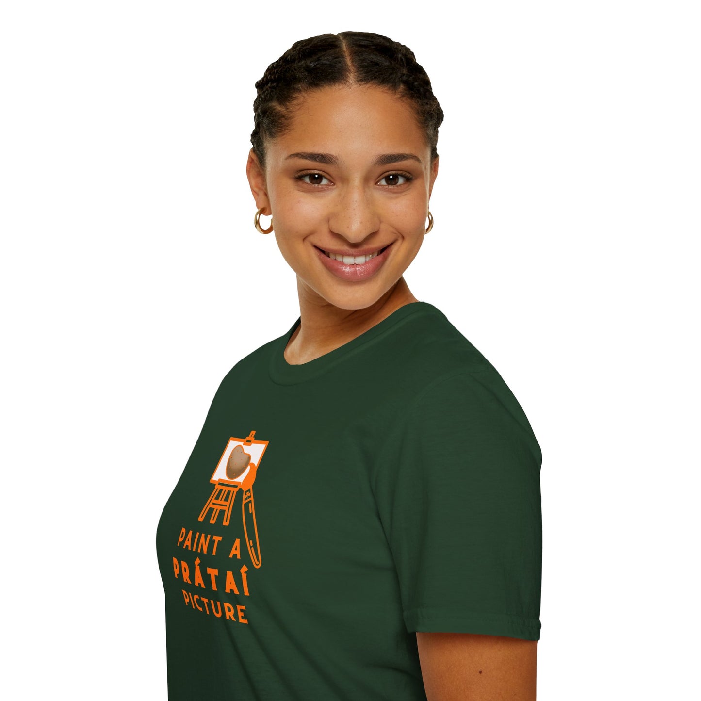 PAINT A PRÁTAÍ PICTURE Unisex Softstyle 100% Cotton T-Shirt