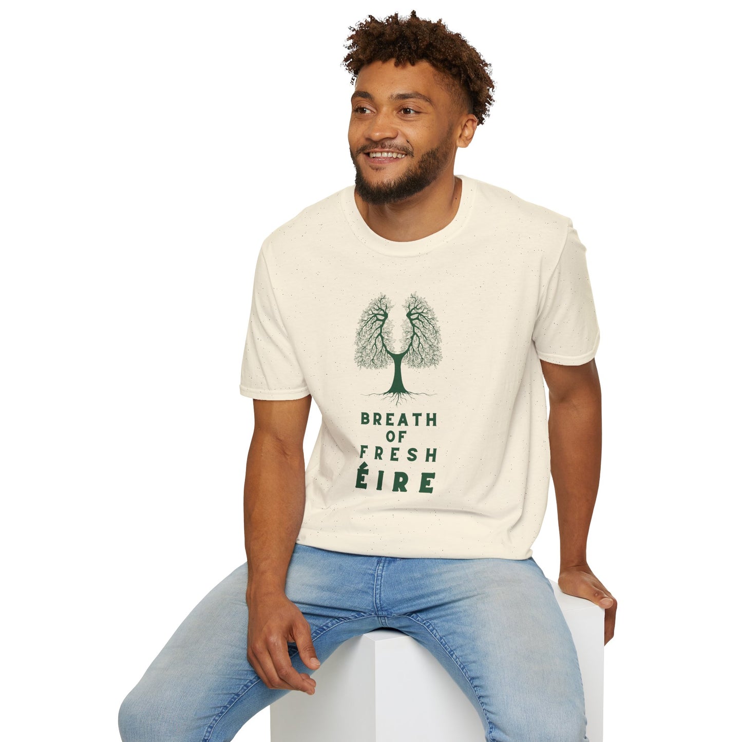 BREATH OF FRESH ÉIRE Unisex Softstyle 100% Cotton T-Shirt
