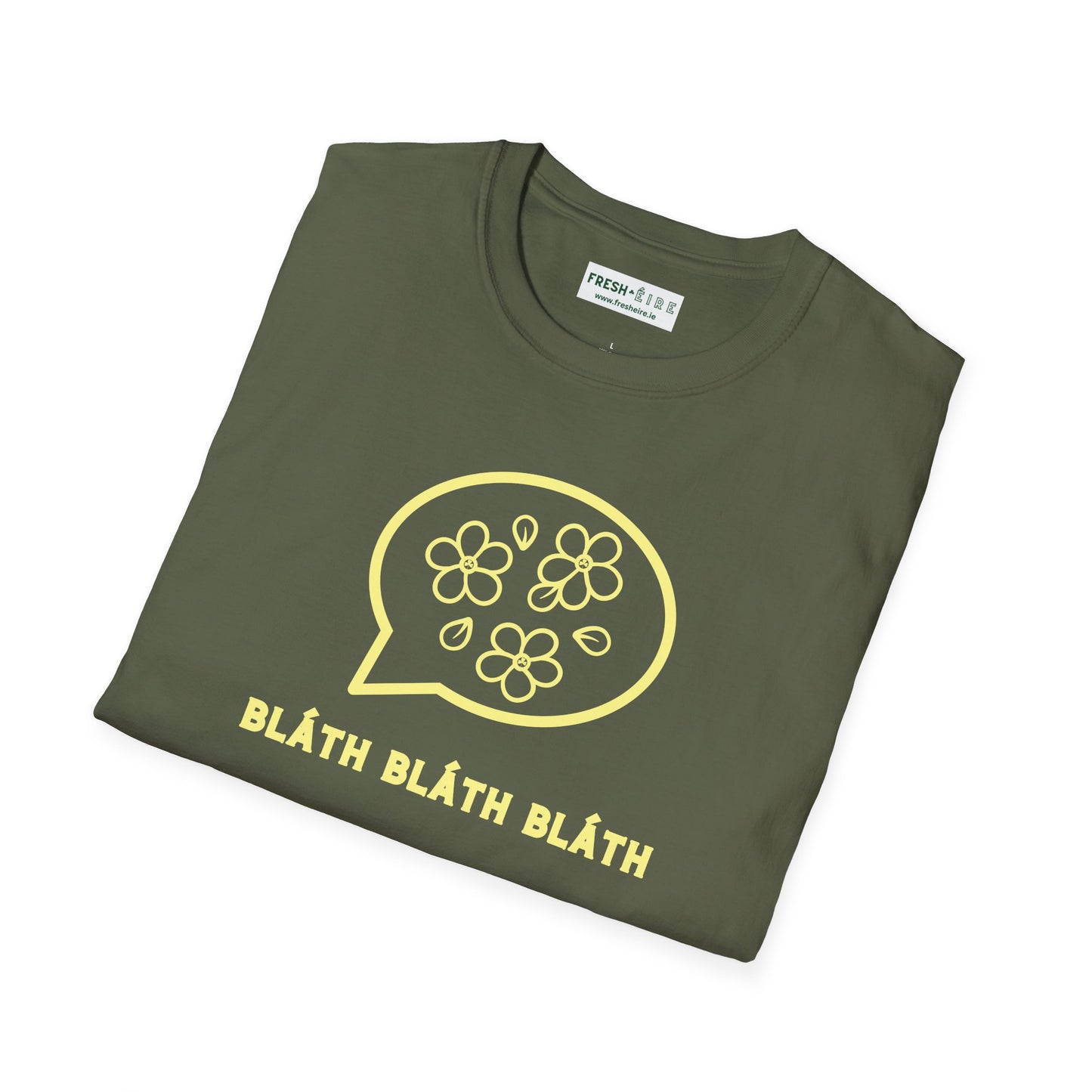BLÁTH BLÁTH BLÁTH Unisex Softstyle 100% Cotton T-Shirt