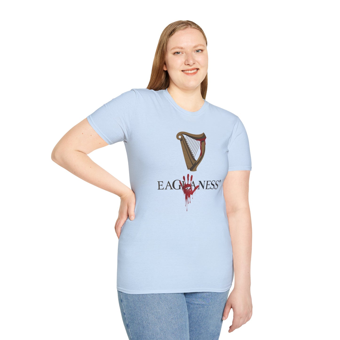 EAGLANESS 100% Cotton Unisex Softstyle T-Shirt