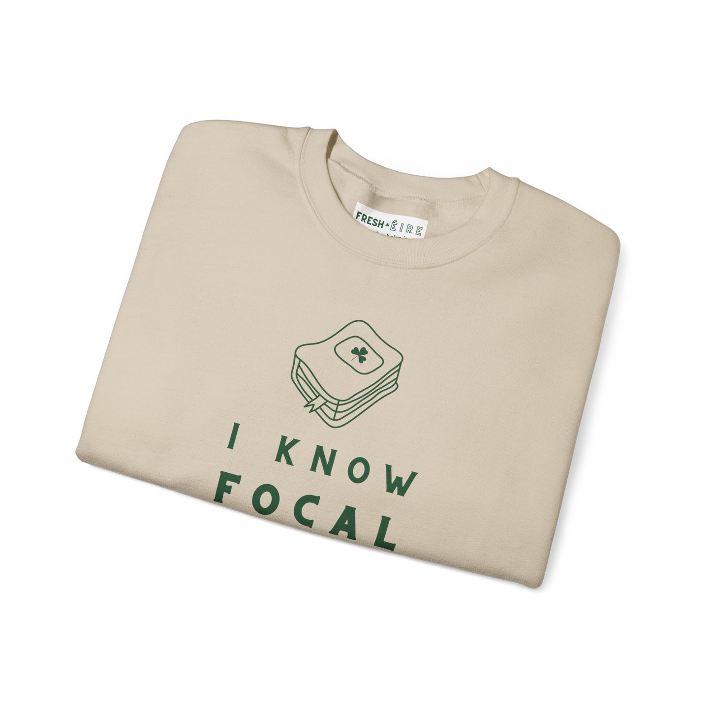I KNOW FOCAL IN IRISH Unisex Heavy Blend™ Crewneck Sweatshirt